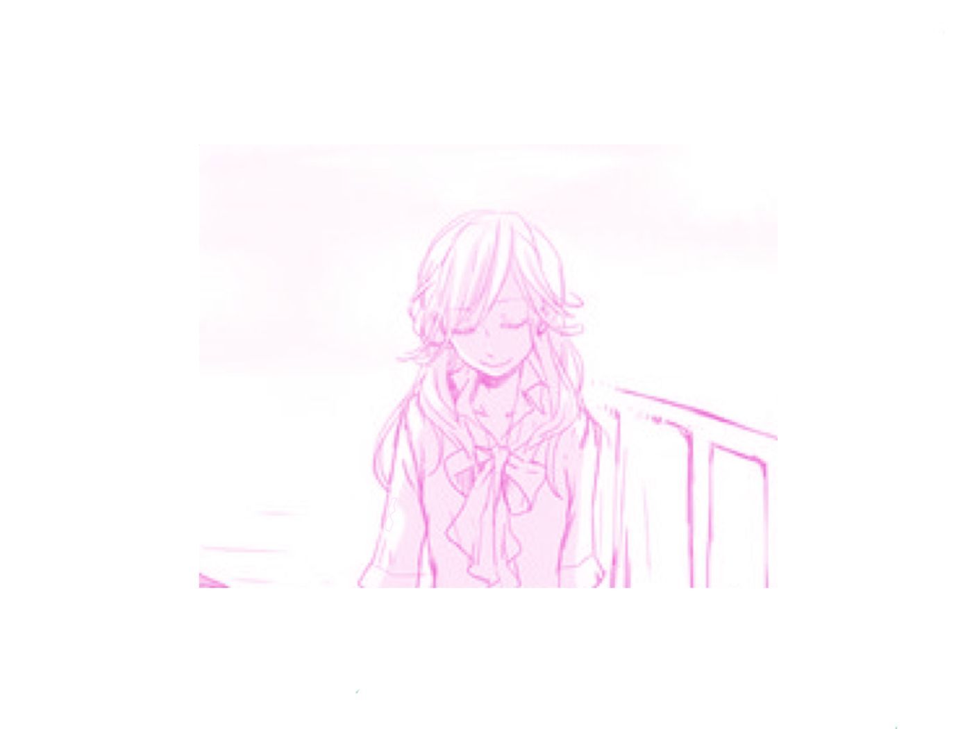 Ragazza anime rosa pastello, 1400x1050 720p, PC