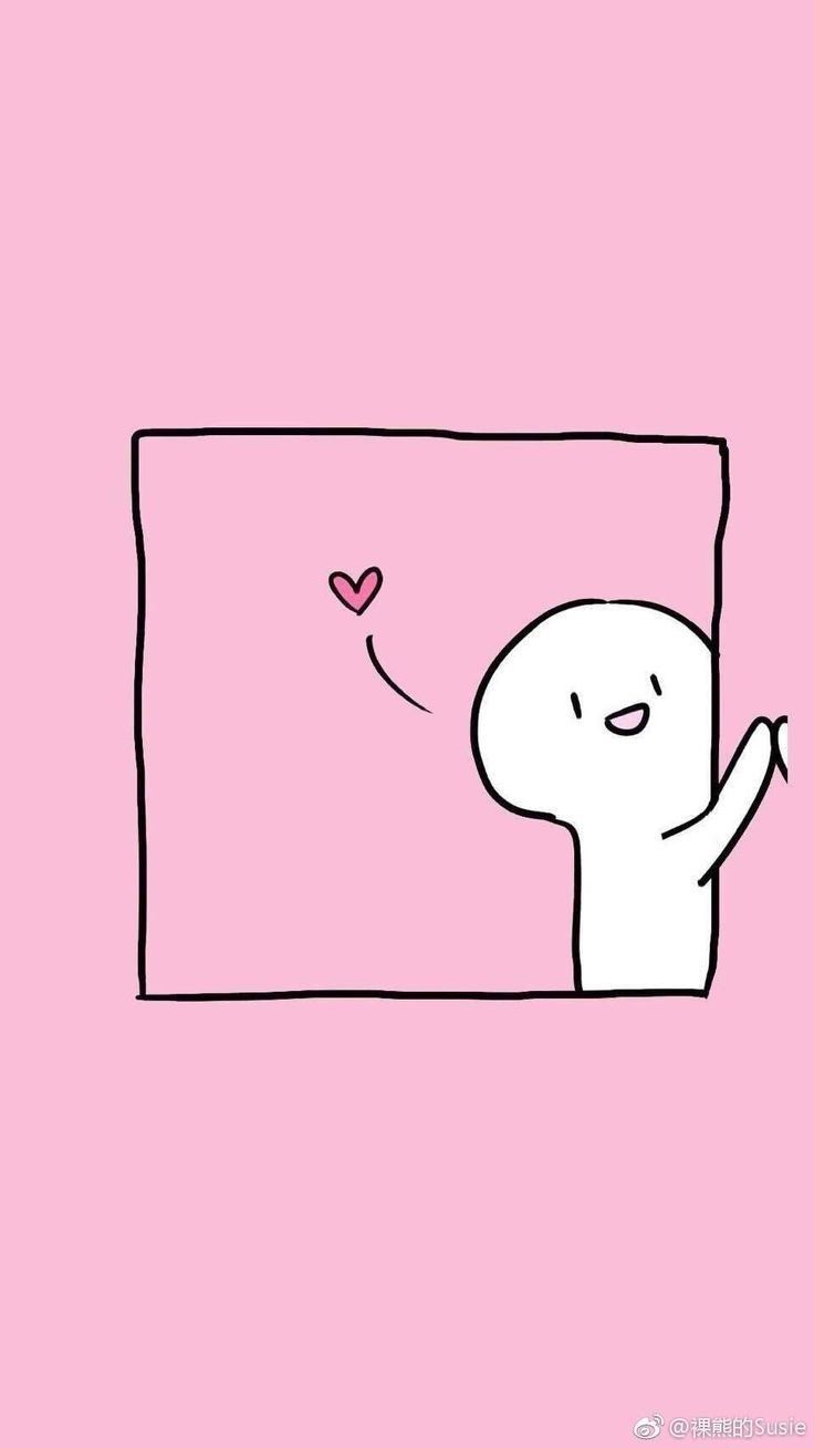 personaggio bianco minimalista sfondo rosa, 736x1308 Verticale, Telefono