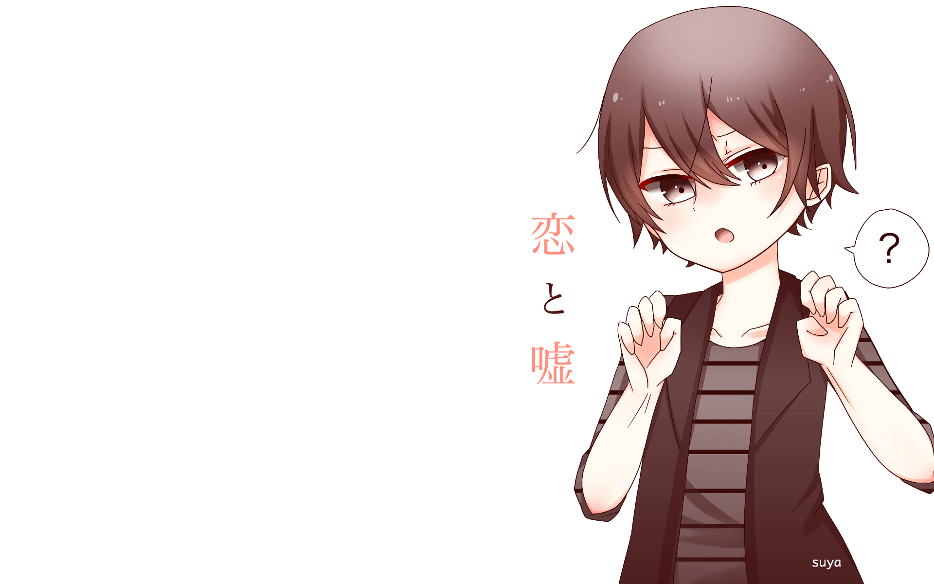 Koi to Uso, ragazzo anime, 1920x1200 Full HD+ WUXGA, PC
