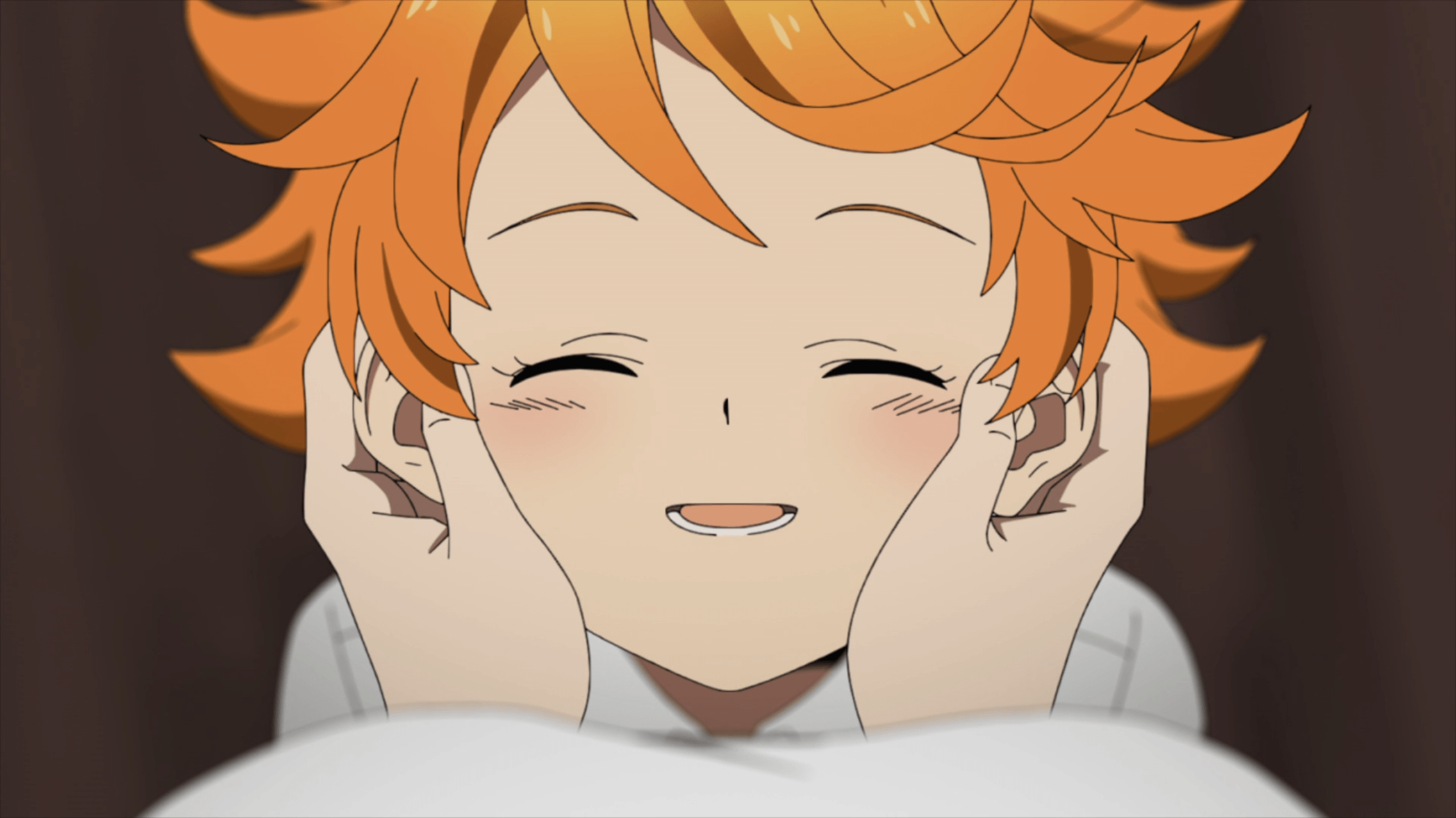 Emma sorridente, The Promised Neverland, 2560x1440 1440p, Desktop
