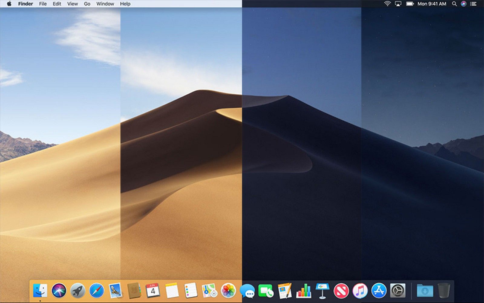macOS Mojave Dynamic Desktop duna, 1417x1146 720p, PC