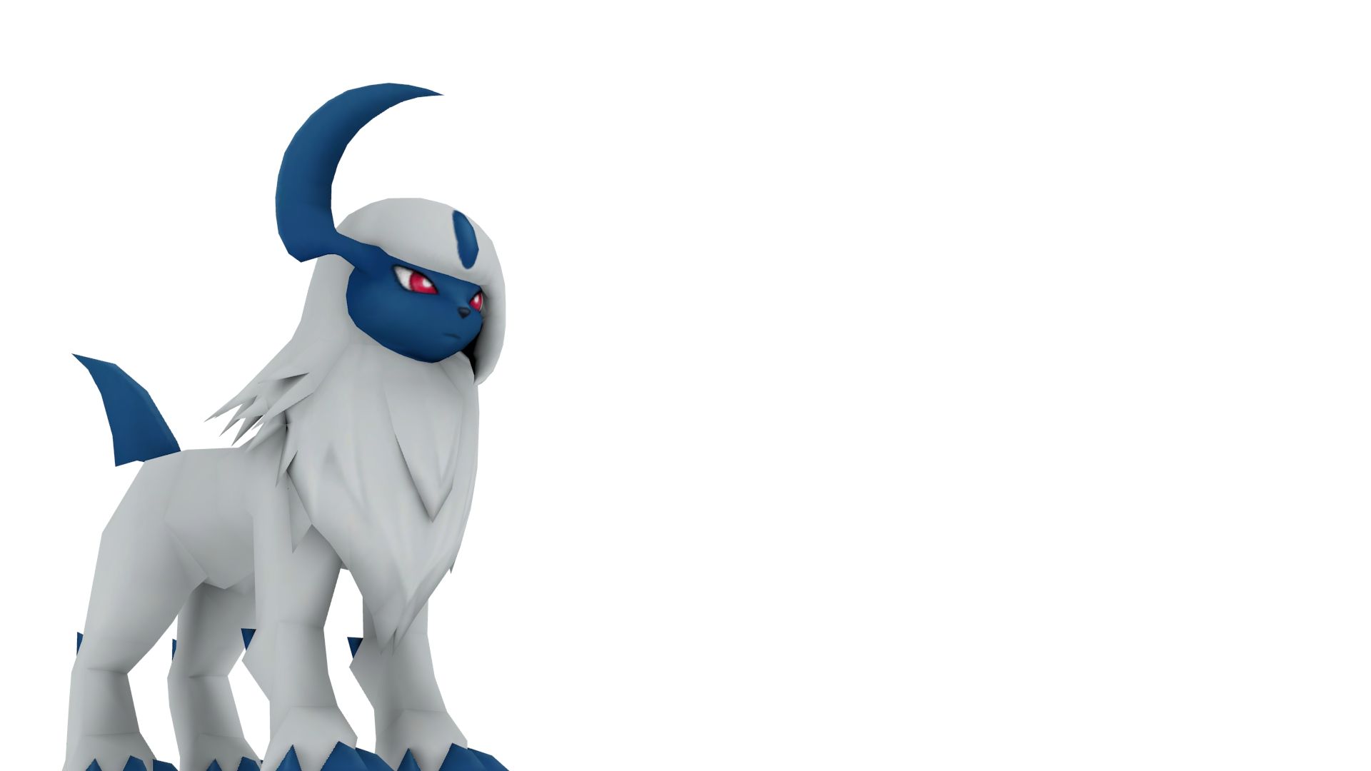 Absol Pokemon su sfondo nero, 1920x1200 Full HD+, PC