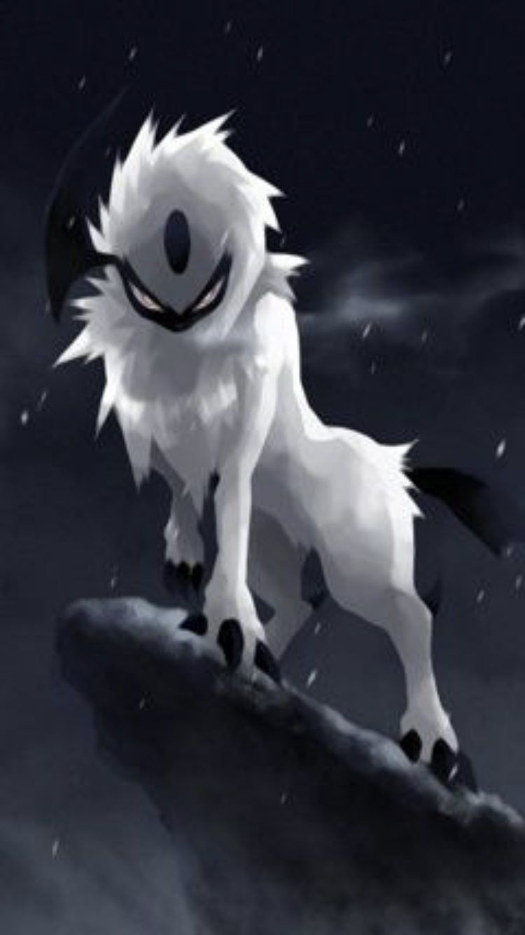 Absol Pokemon silhouette colorate, Nintendo, 1920x1200 Full HD+ WUXGA, Desktop