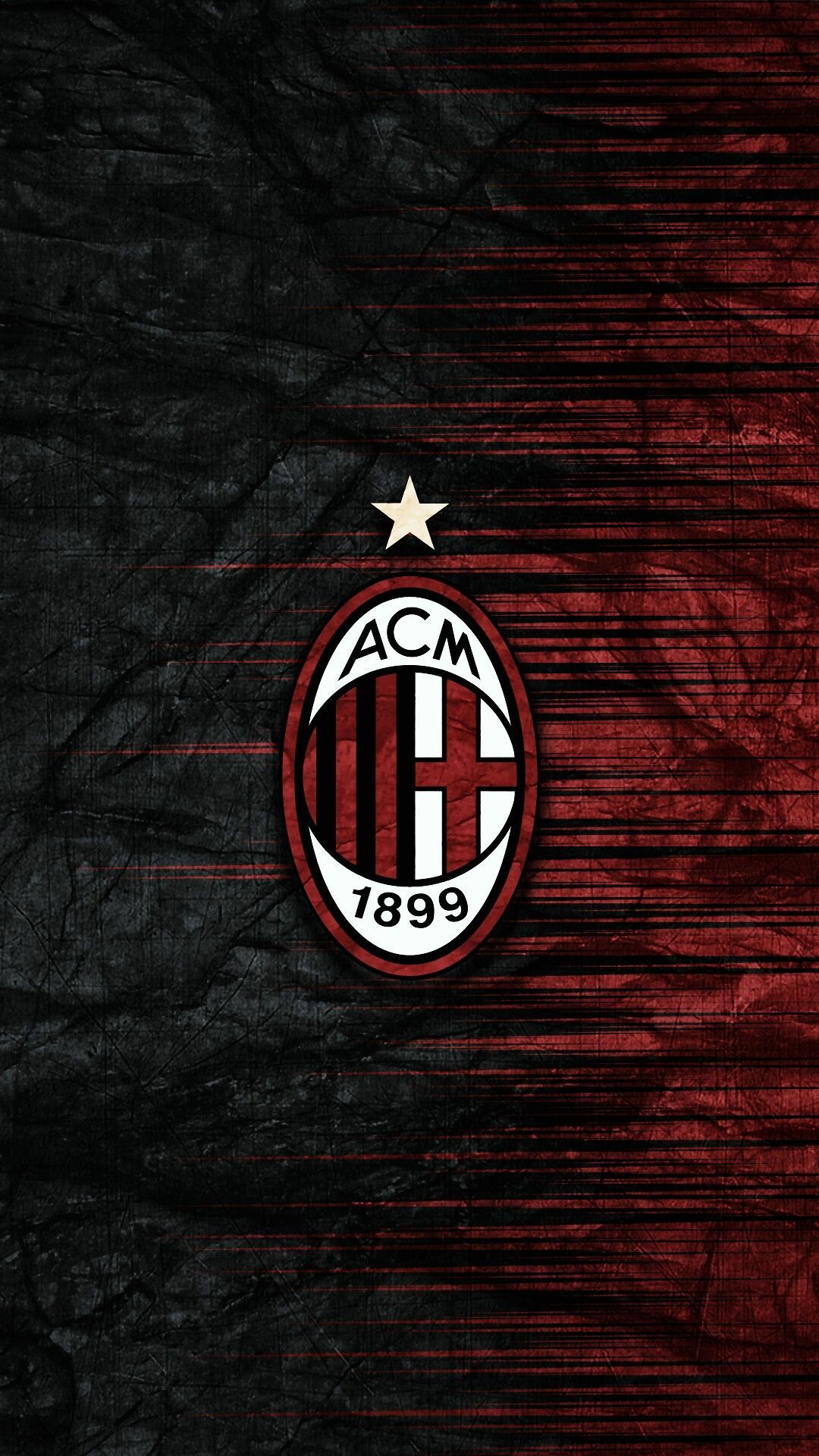 Logo AC Milan stemma, 1080x1920 Verticale, Telefono