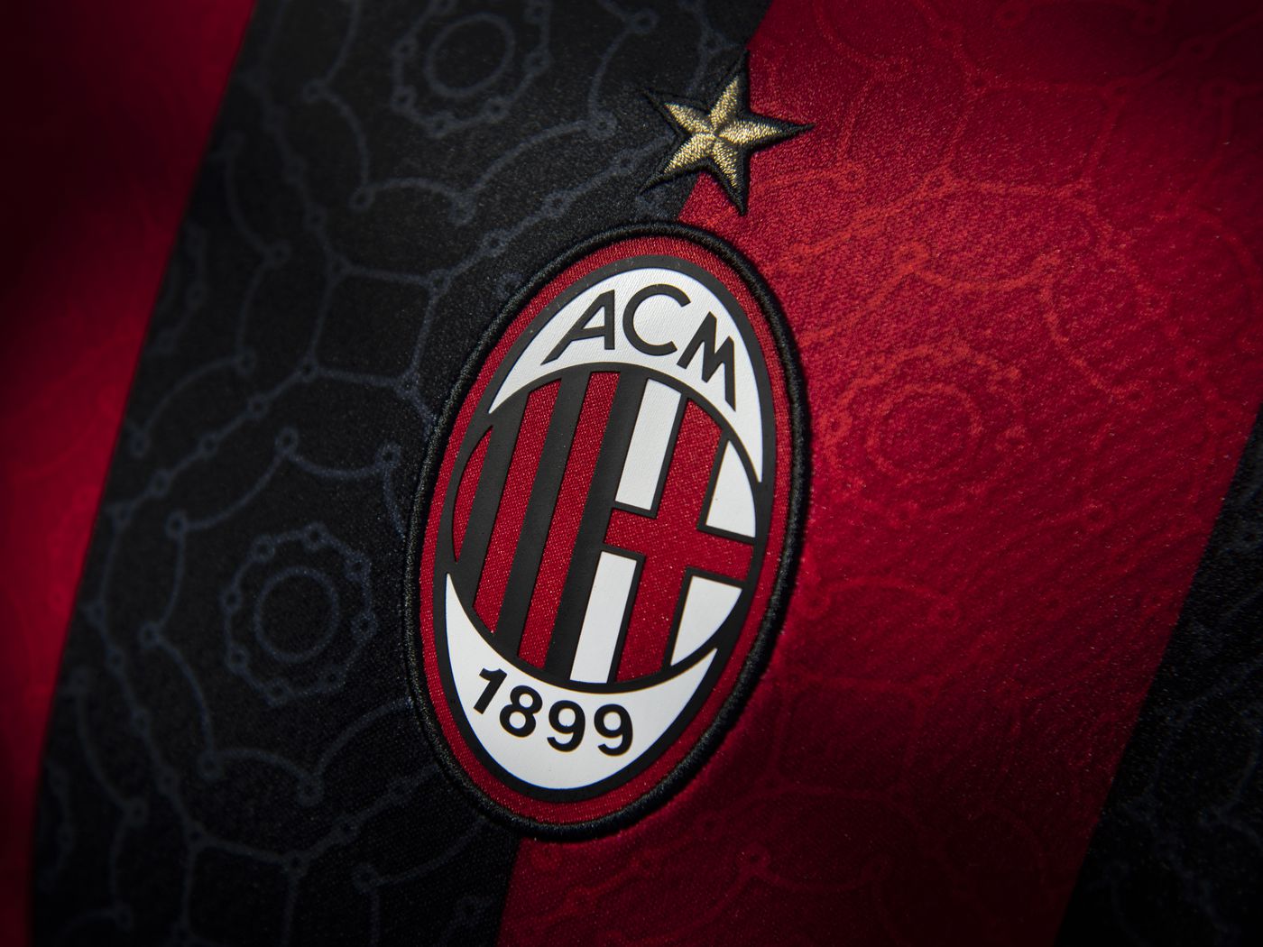 Logo AC Milan su maglia, 1400x1050 720p, PC
