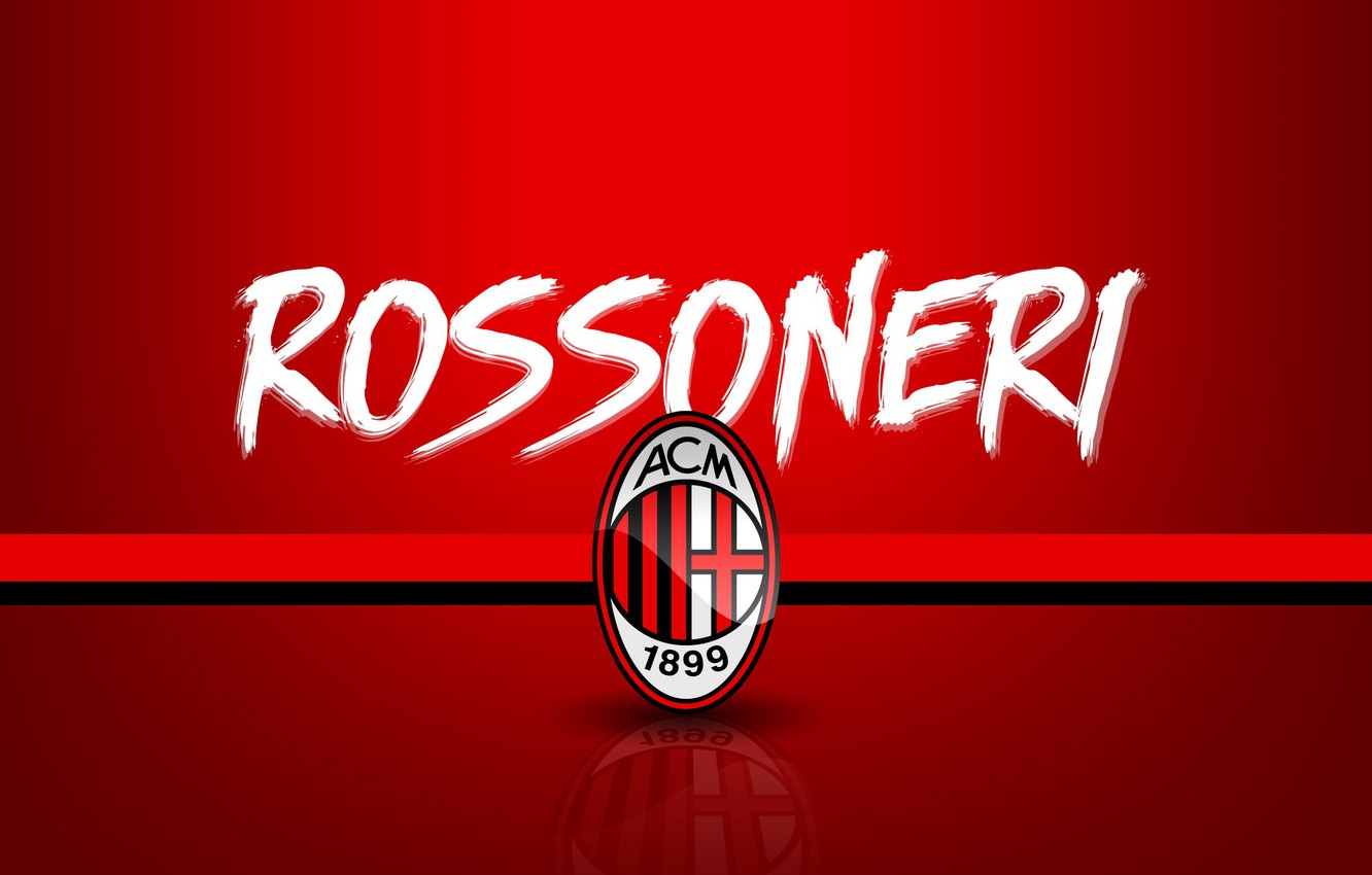 Logo AC Milan Rossoneri, 1332x850 HD, Desktop
