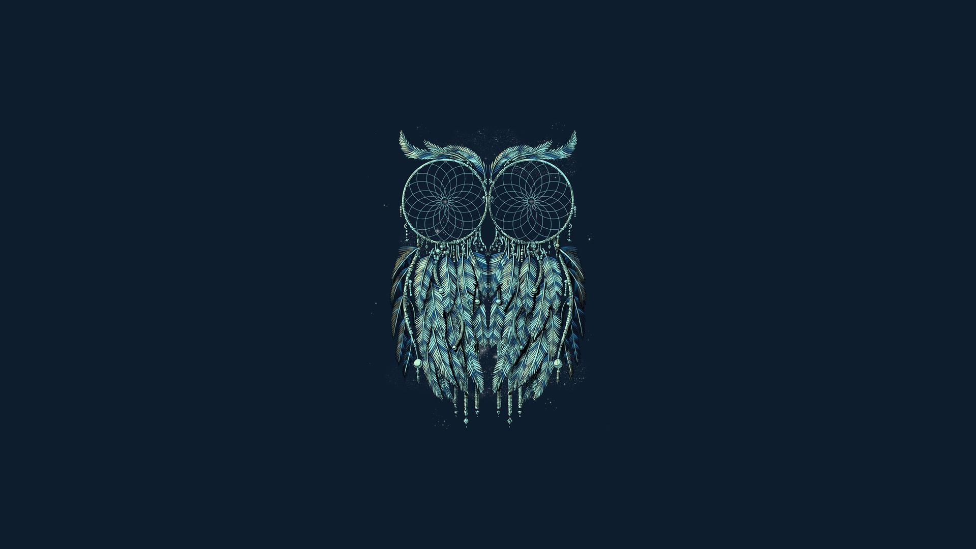 Acchiappasogni blu su nero, 1300x957 720p, Laptop