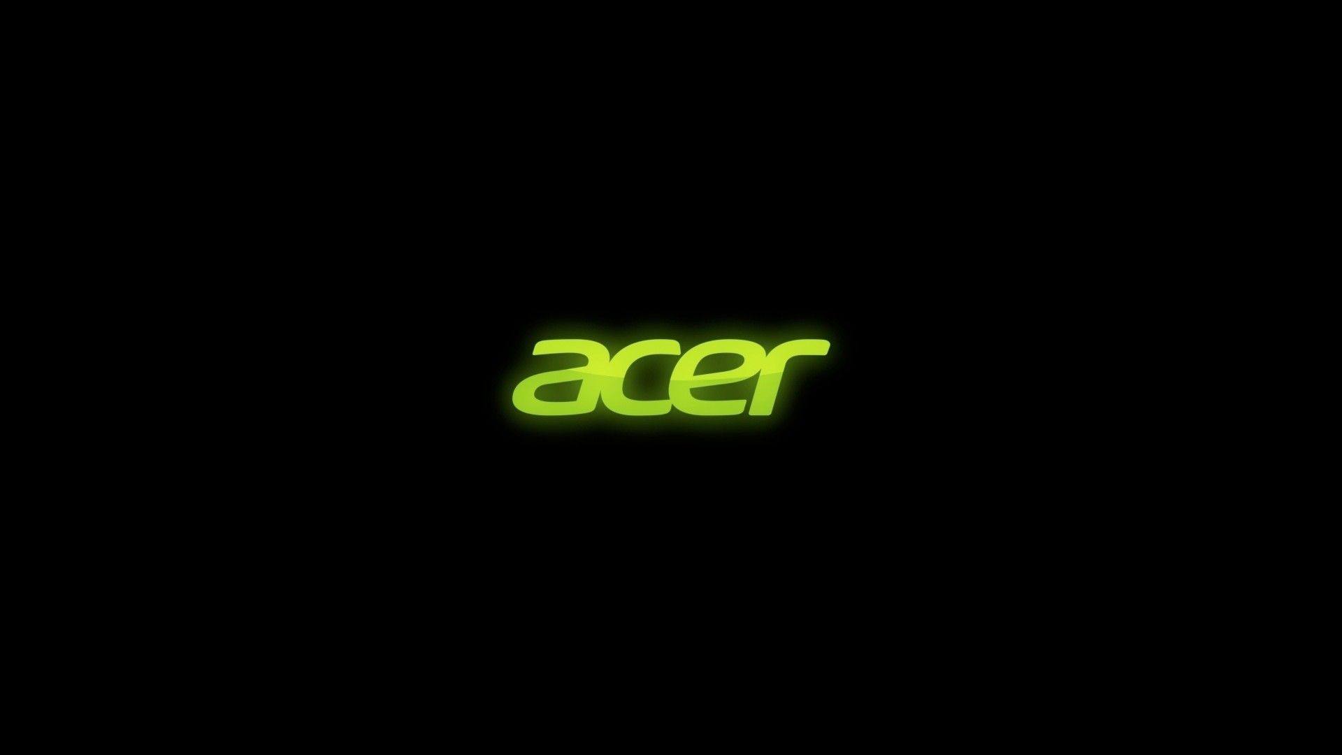 Logo Acer verde su nero, 1920x1080 Full HD 1080p, Desktop