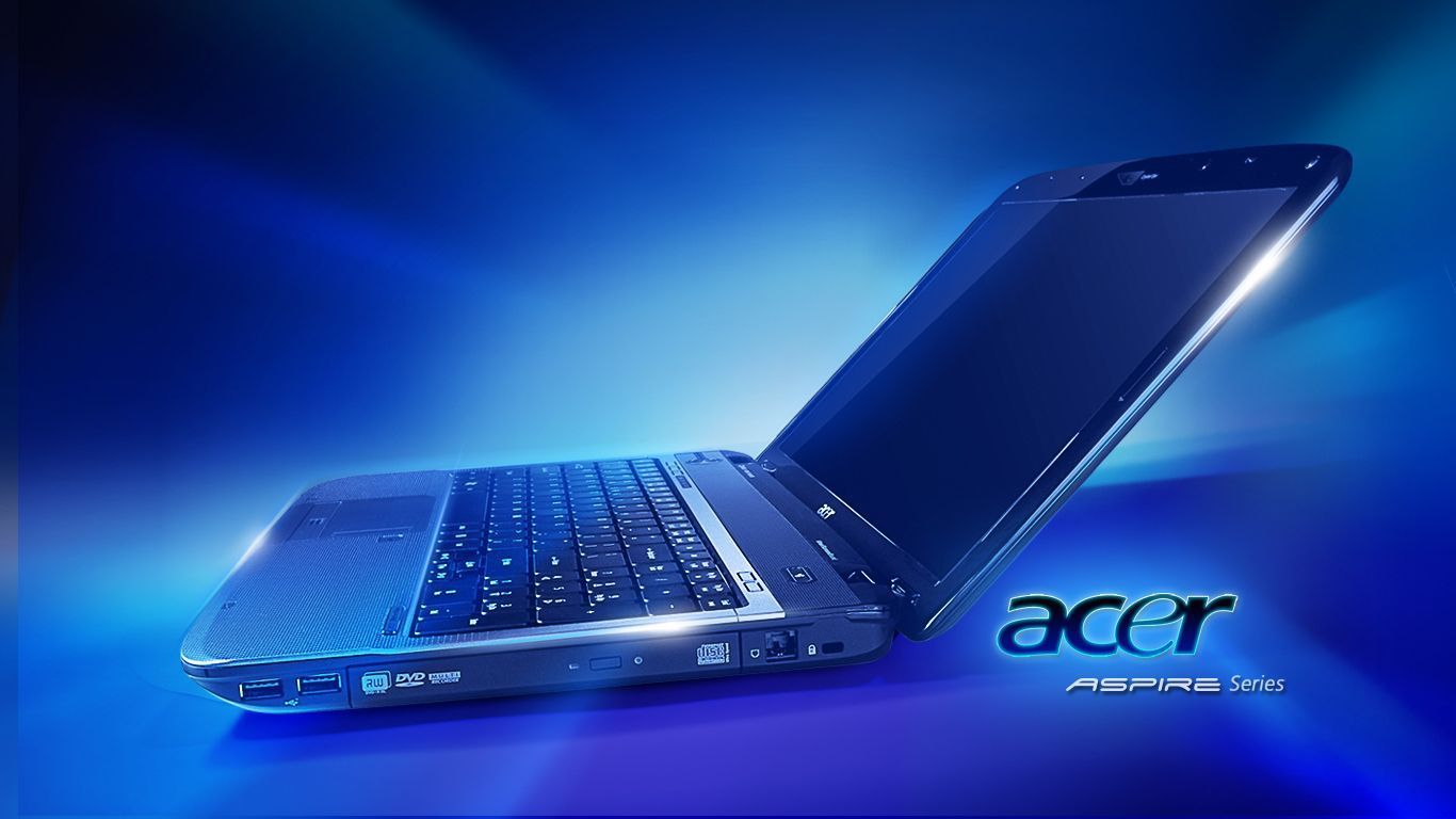 Laptop Acer Aspire blu, 1366x768 720p, PC