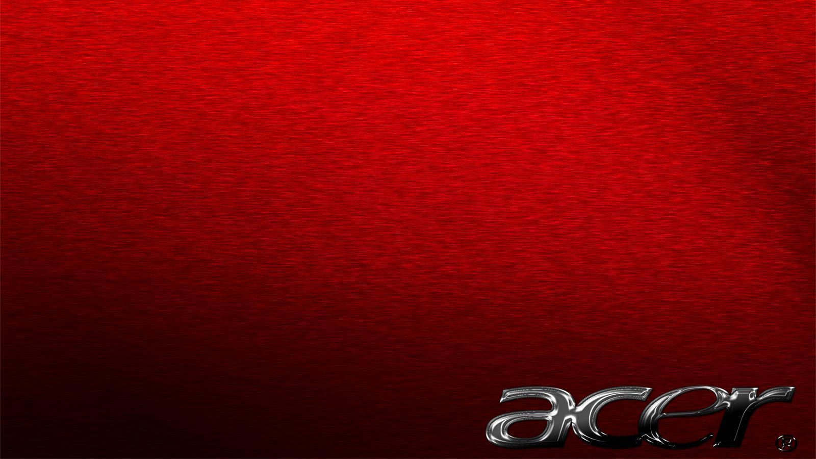 Logo Acer sfondo rosso, 1600x900 900p, PC Desktop