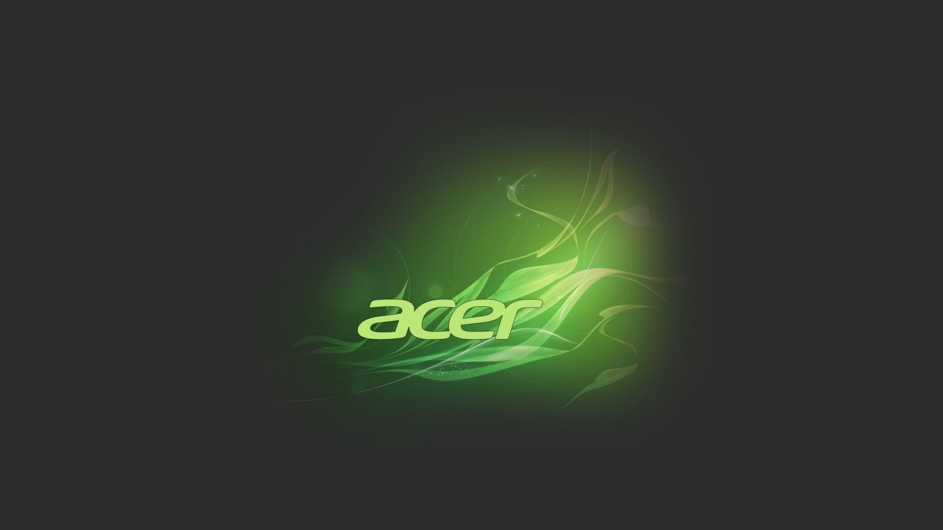 Logo Acer verde su nero, 1920x1080 Full HD, Desktop