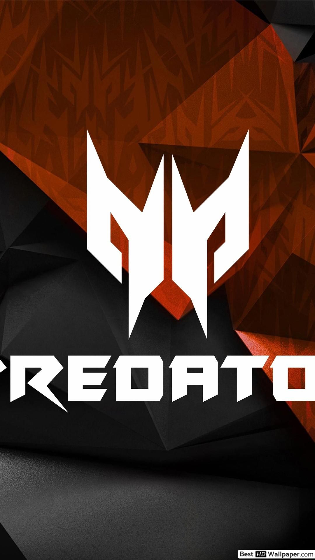 Logo Acer Predator rosso nero, 1080x1920 Full HD Verticale, iPhone