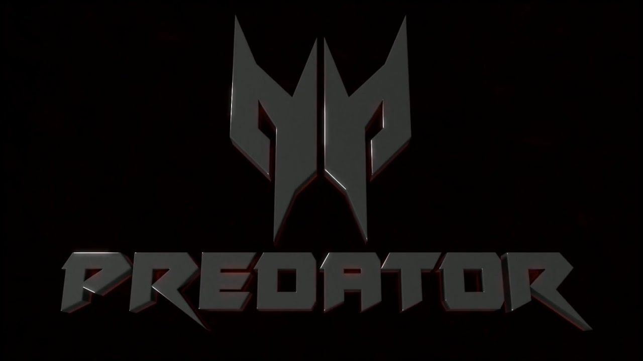 Logo Predator sfondo poligonale rosso, 1920x1080 Full HD 1080p, PC Desktop