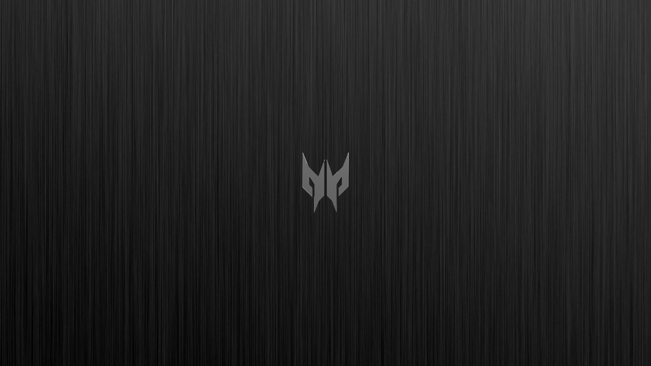 Logo Acer Predator metallo scuro, 2560x1440 1440p, Desktop