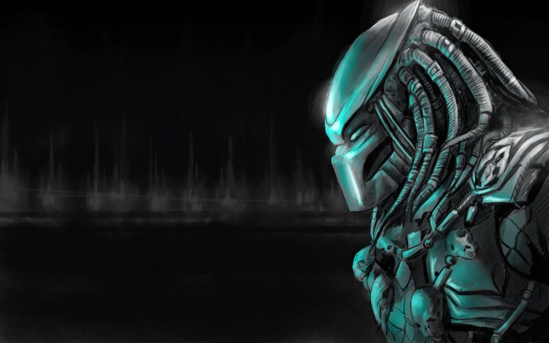 Predator maschera verde scuro, 1131x707 HD, iMac