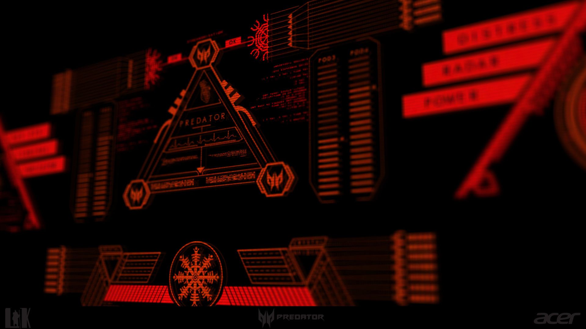 Logo Acer Predator scuro, 2560x1440 2K QHD, PC