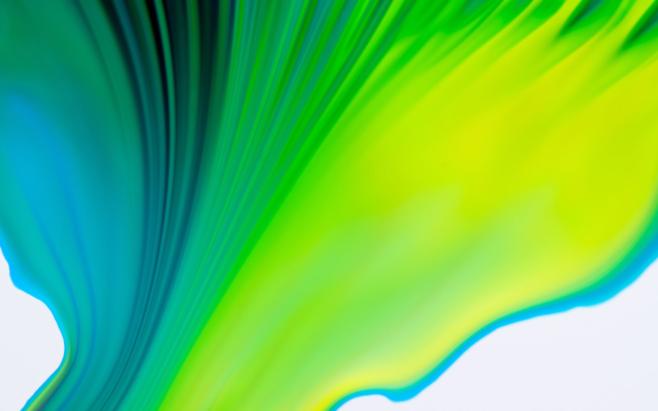 Onda astratta verde e blu, 2190x1369 Hi-Res, PC Desktop