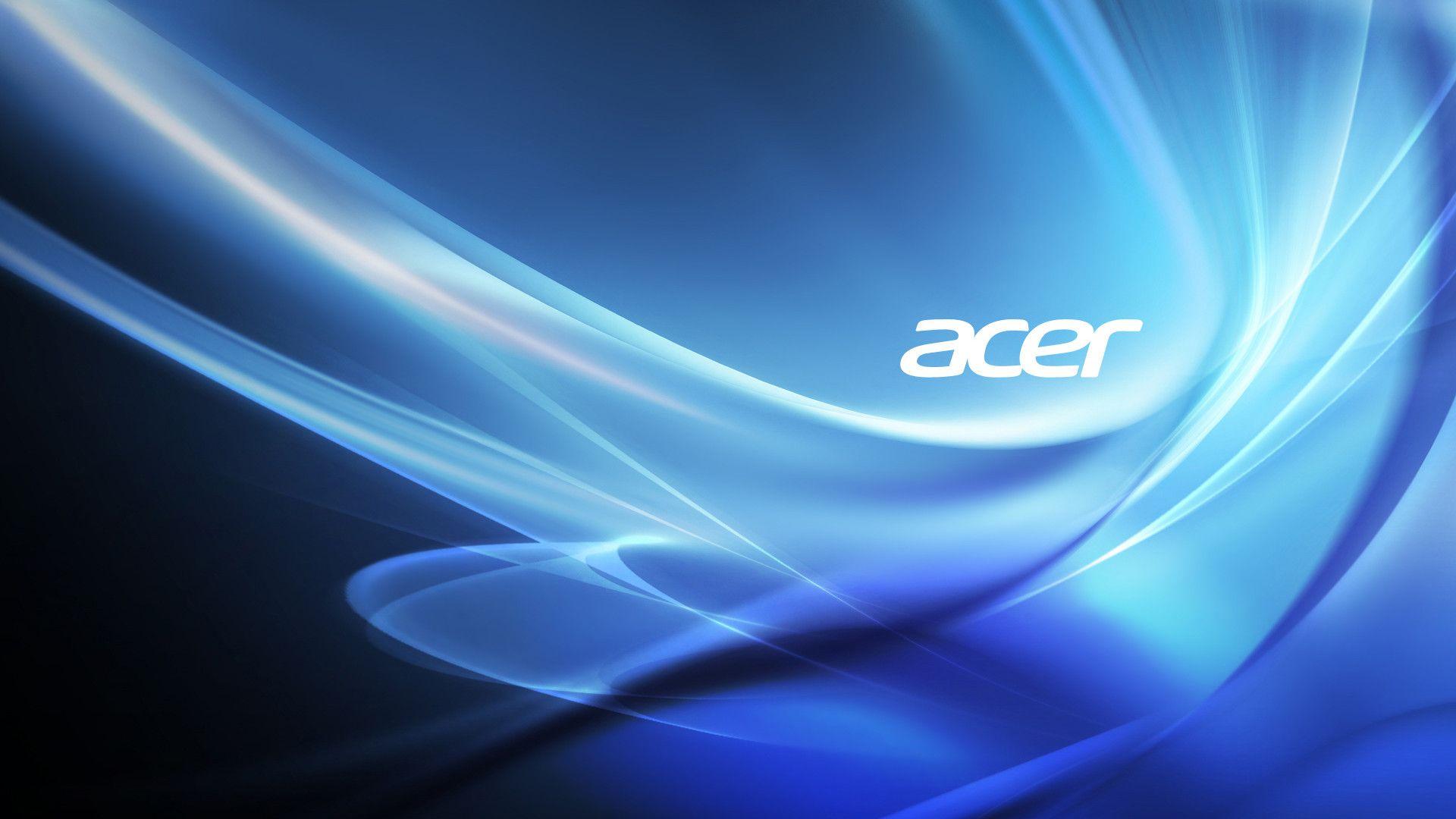 Logo Acer sfondo blu astratto, 1920x1080 Full HD, Laptop