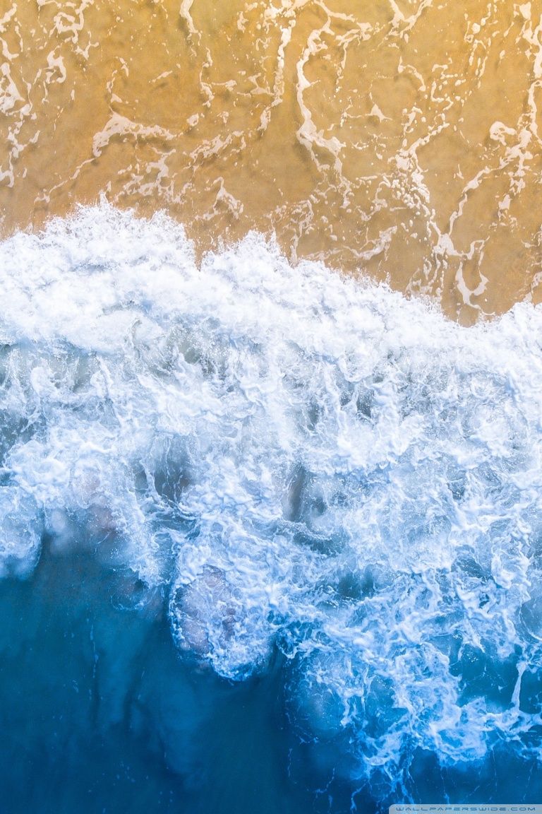 Onde oceano vista aerea, 1366x768 HD, Desktop