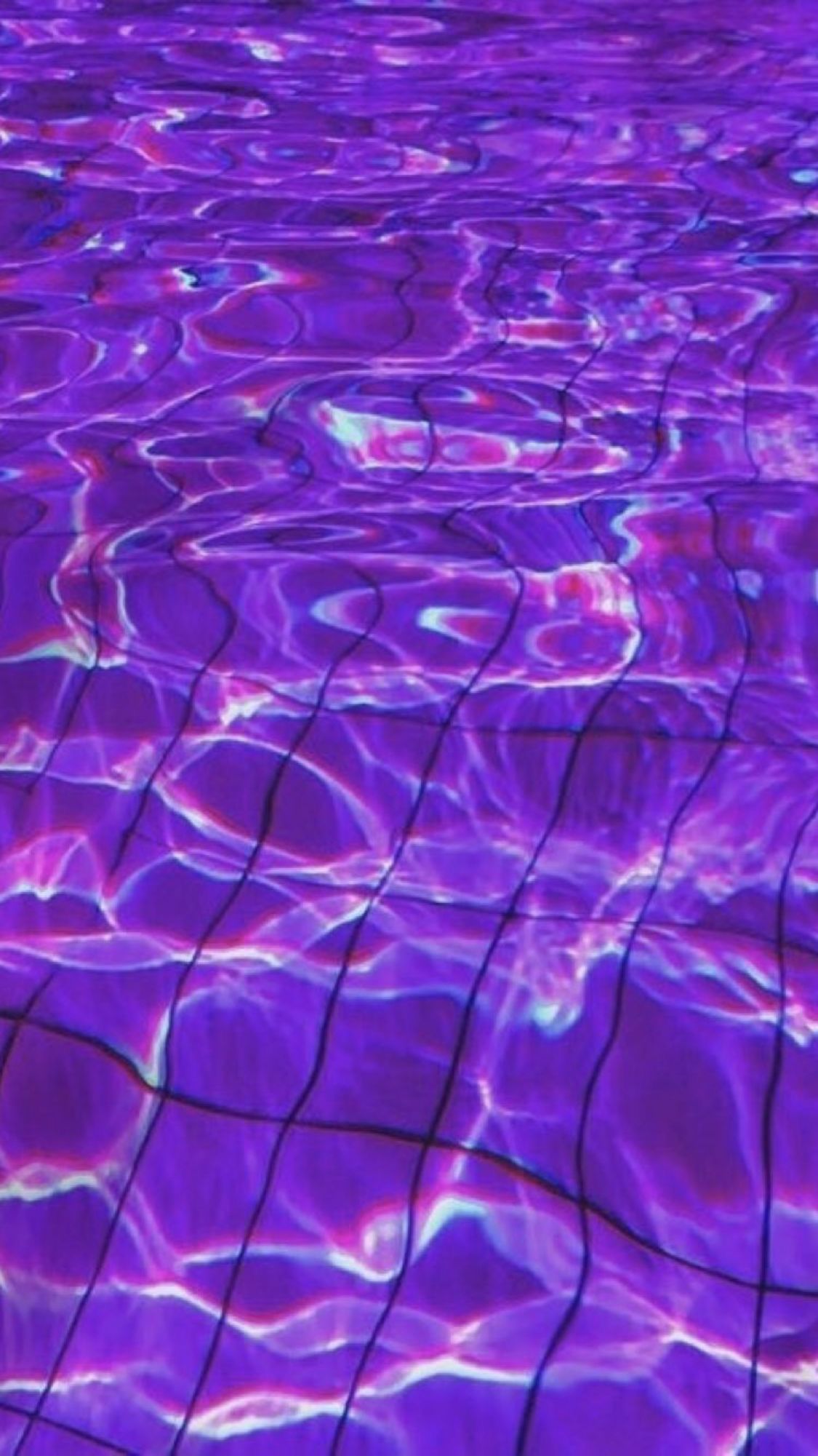 Acqua di piscina viola, 1125x2001 Verticale, Telefono