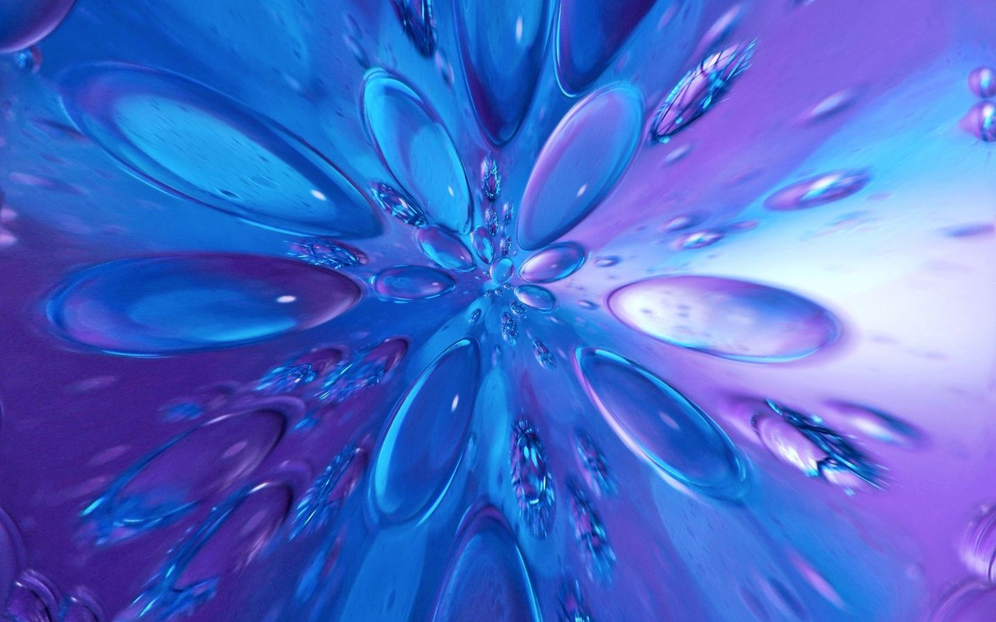 Bolle acqua viola astratto, 1440x900 HD, Desktop