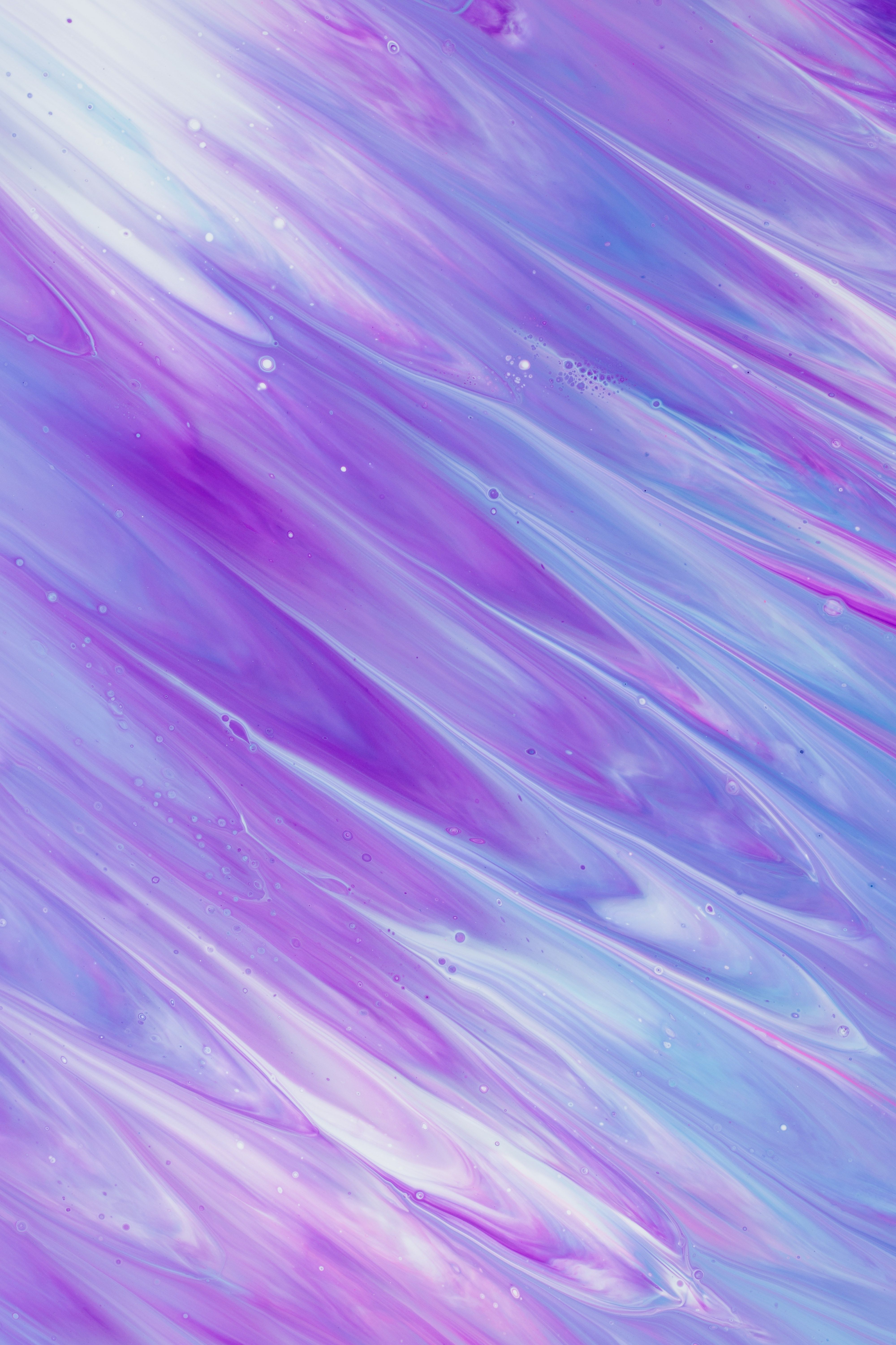 Onde liquide viola e azzurro, 4000x6000 Verticale, Telefono