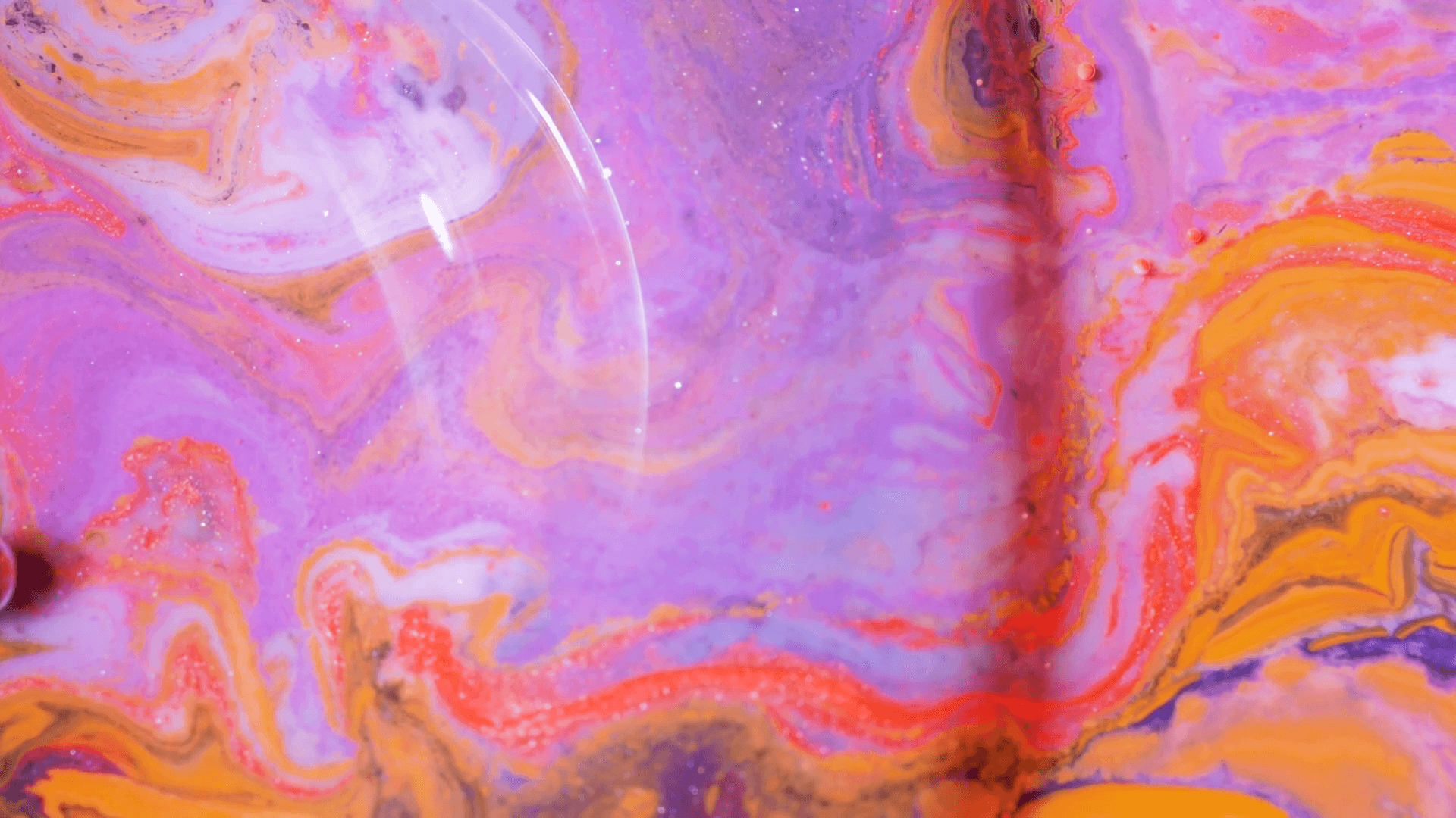 Vernice liquida viola e arancione, 1920x1080 1080p, Laptop