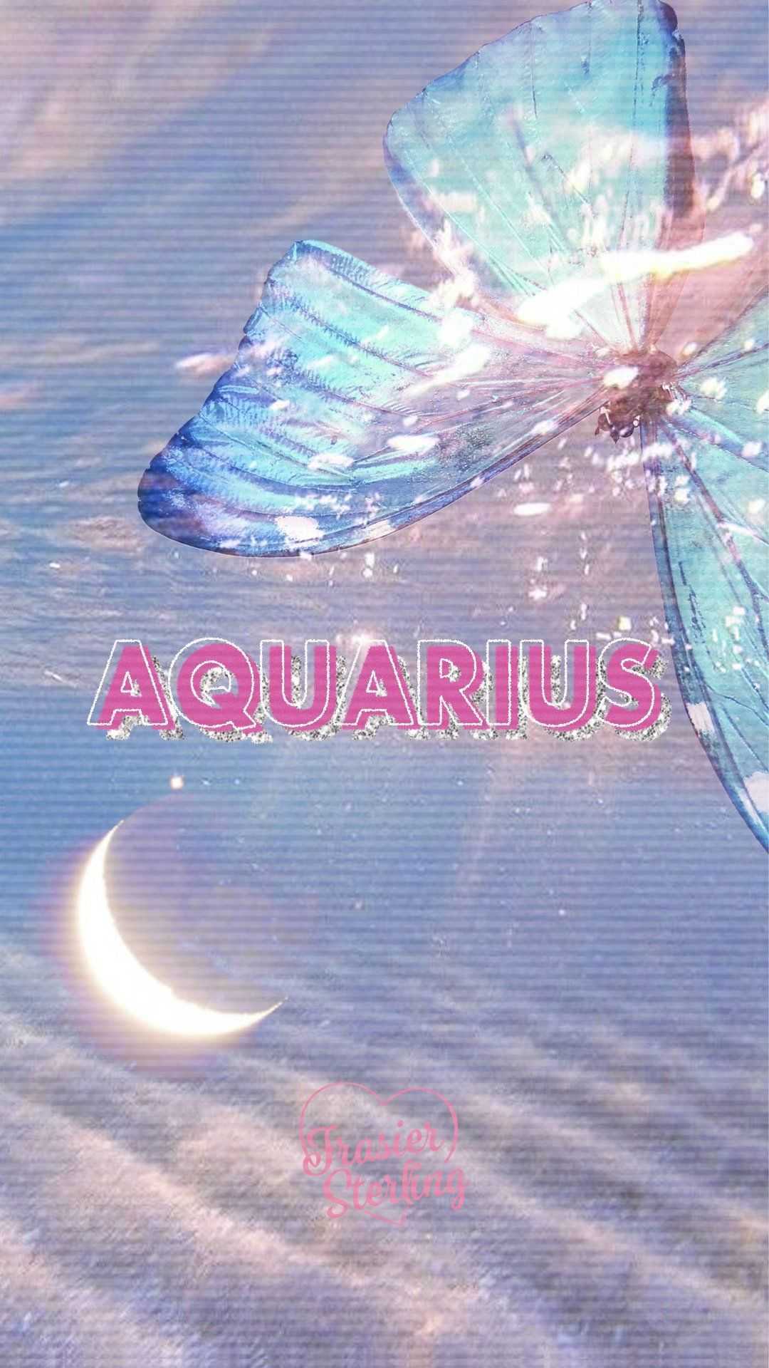 Farfalla acquario zodiaco luna, 1080x1920 Full HD Verticale, Samsung Galaxy