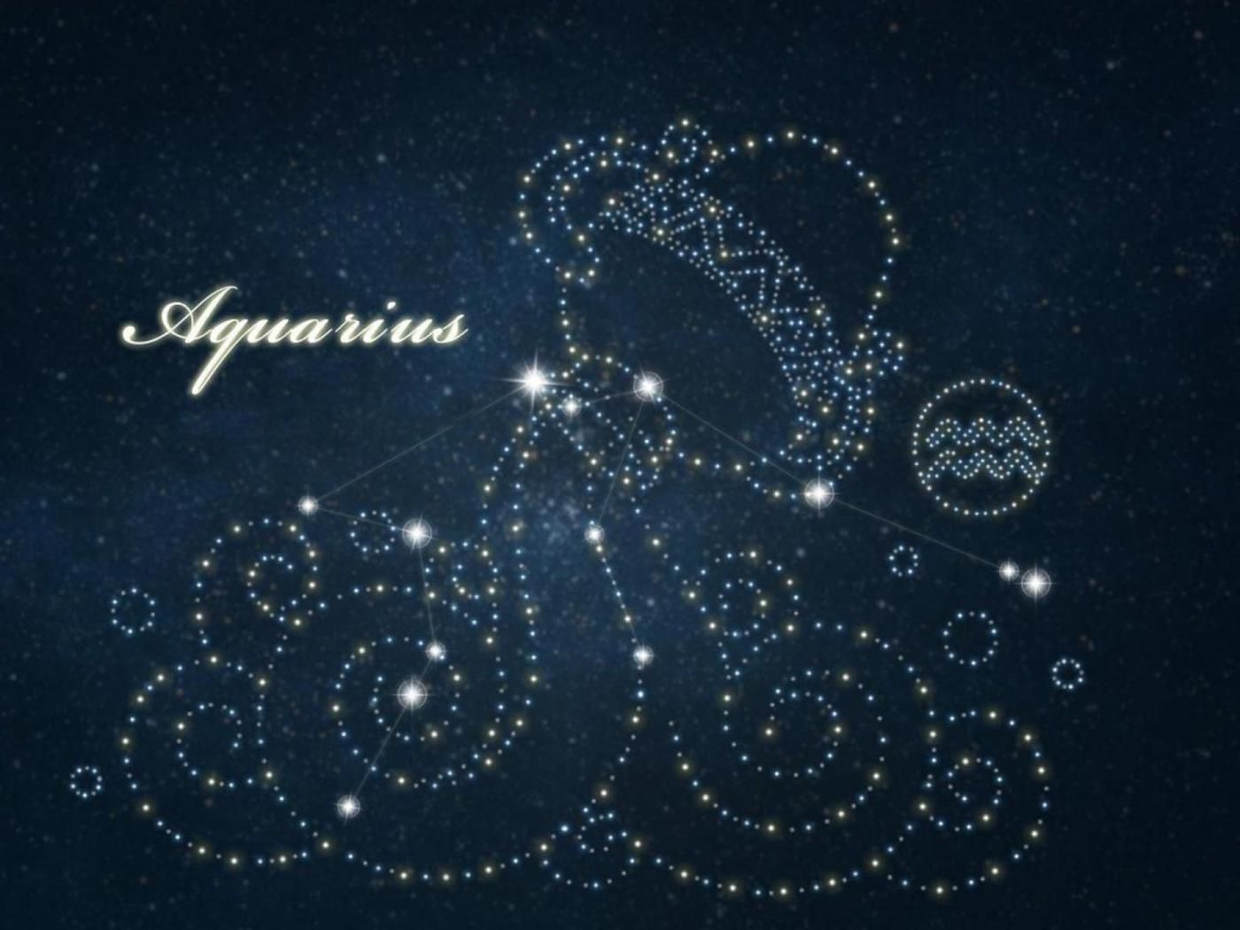 Costellazione Acquario stelle blu, 1400x1050 HD, Desktop