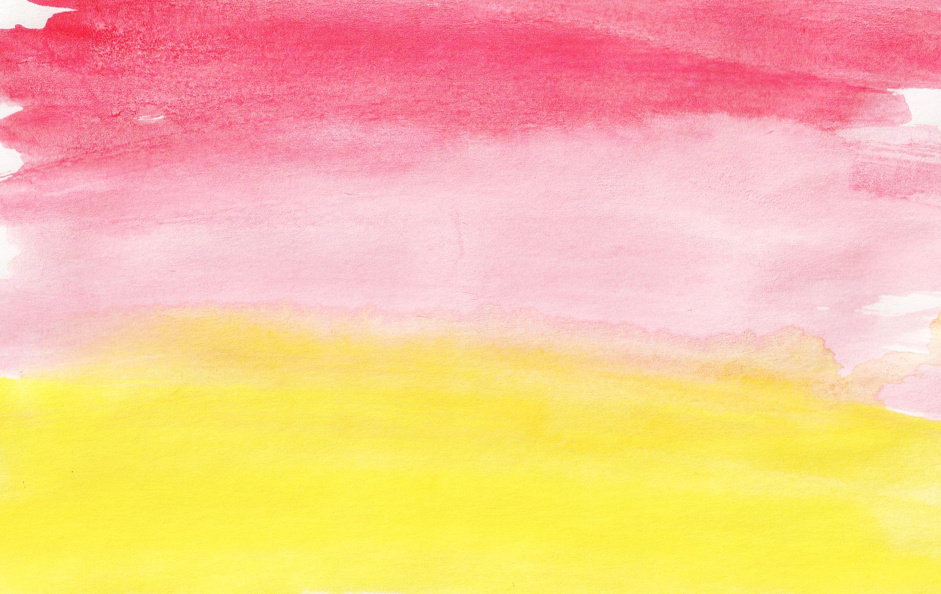 Acquerello ombré rosa e giallo, 1900x1200 900p, PC Desktop