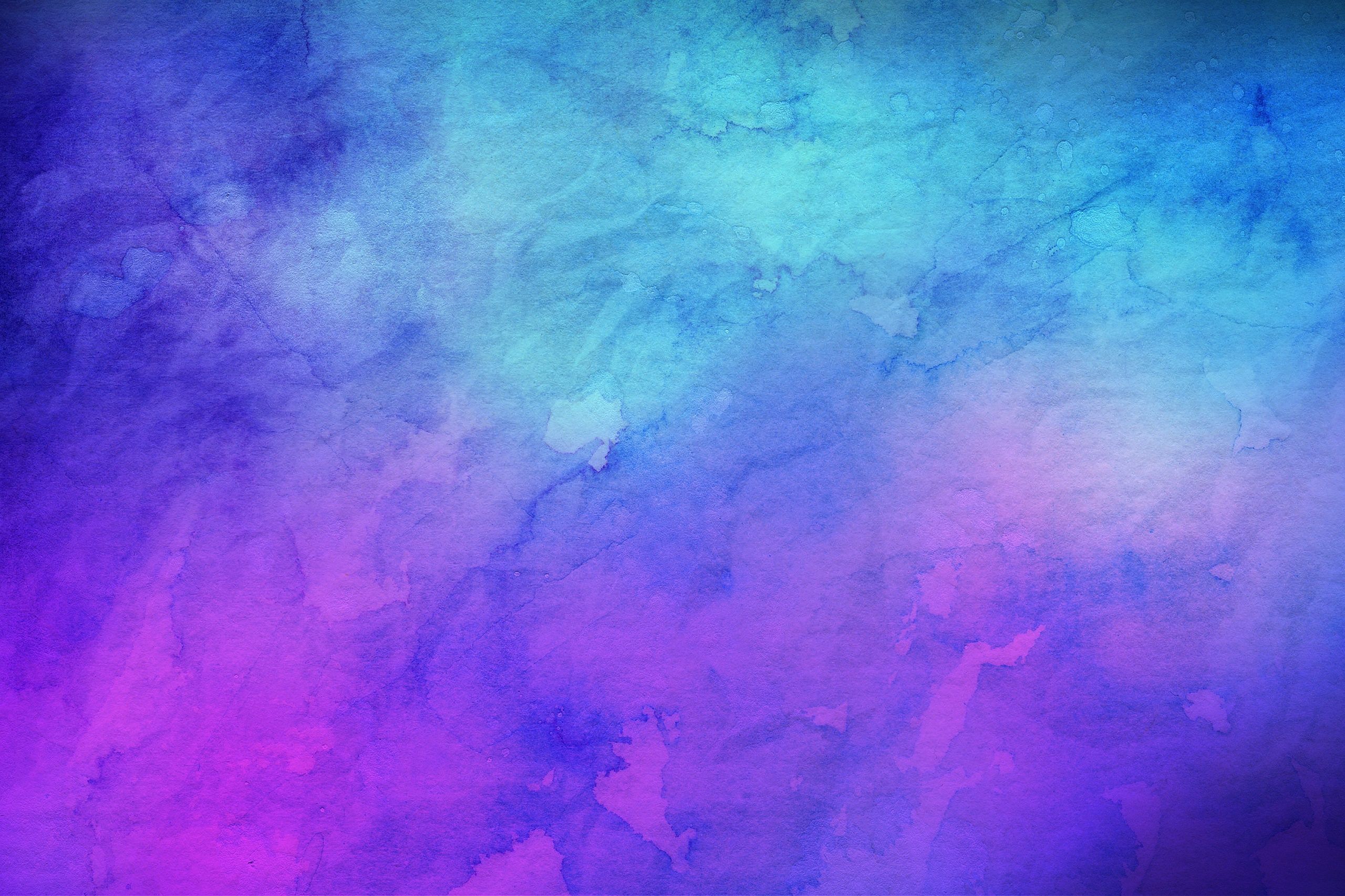 Acquerello sfumato blu viola, 2560x1706 2K, Laptop