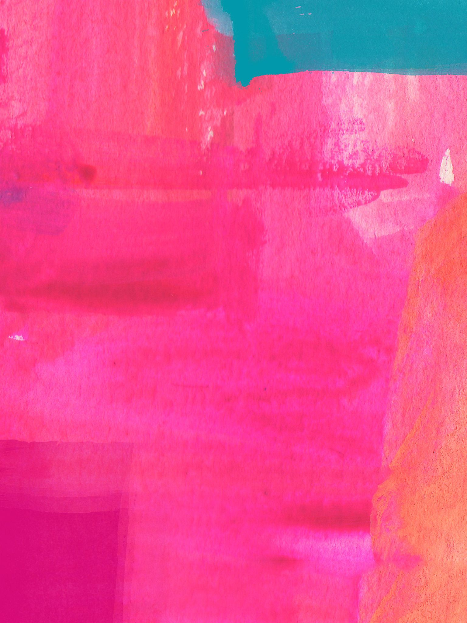 Acquerello astratto rosa fucsia, 1536x2048 Verticale, Telefono