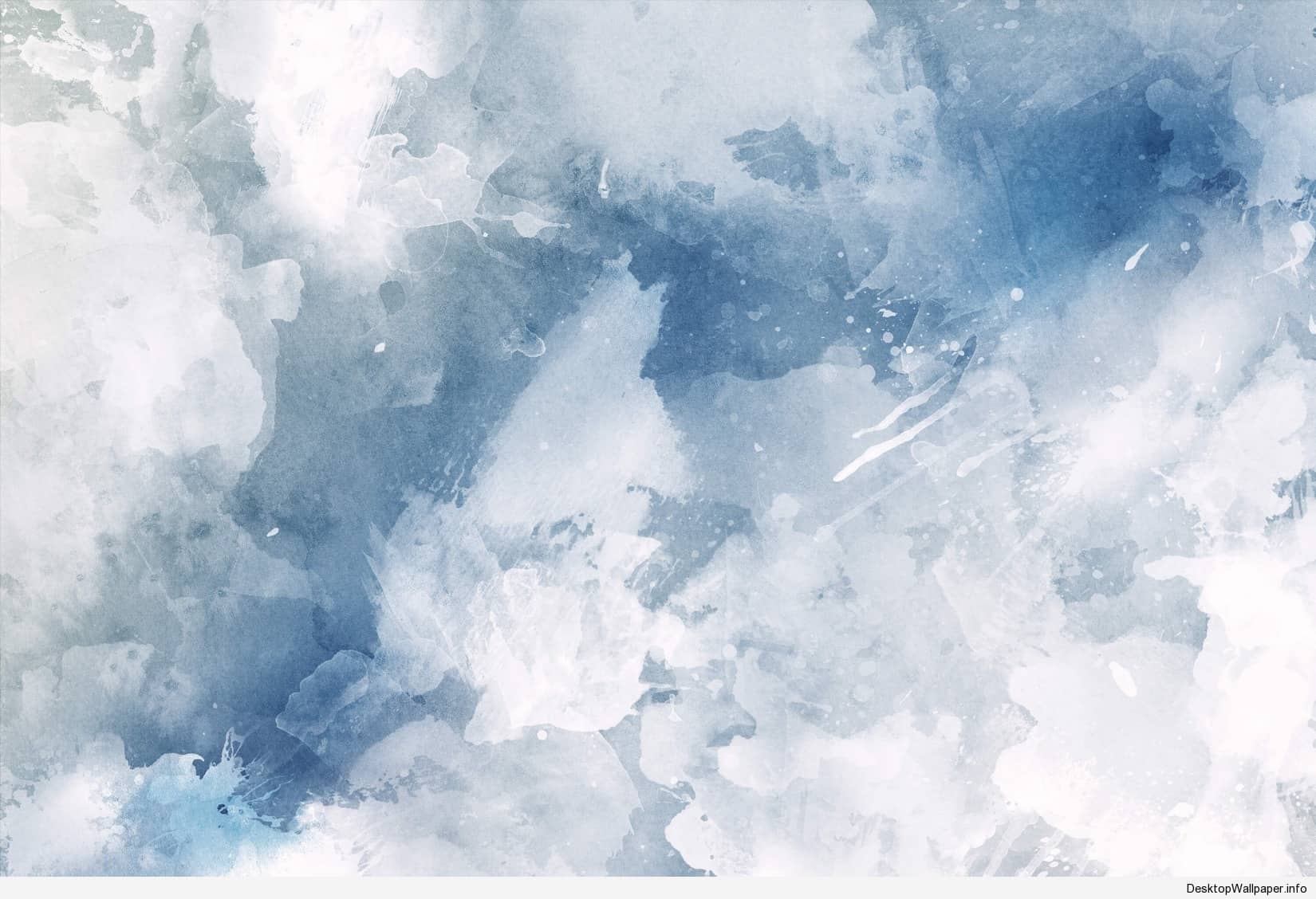 Acquerello astratto blu bianco, 1650x1128 900p, PC