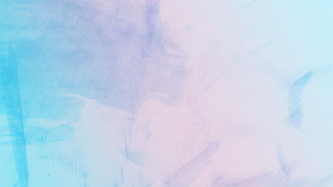 Sfondo acquerello azzurro rosa, 1366x768 720p, Laptop