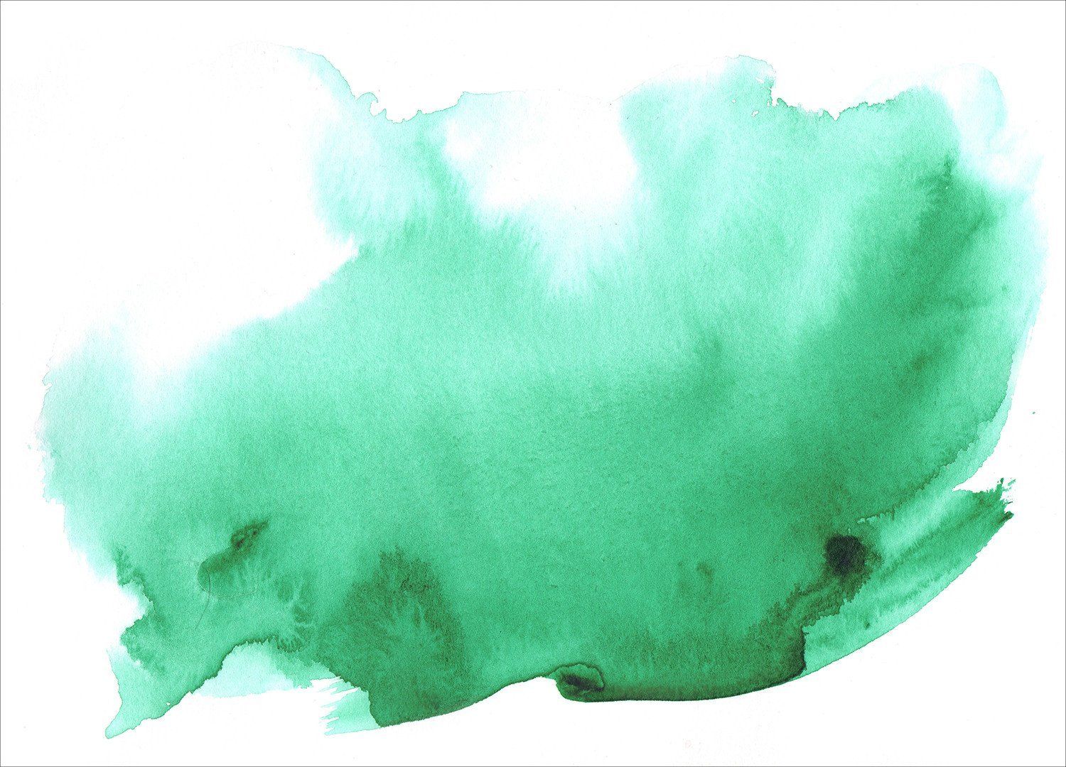 Macchia acquerello verde astratta, 1500x1080 720p, PC