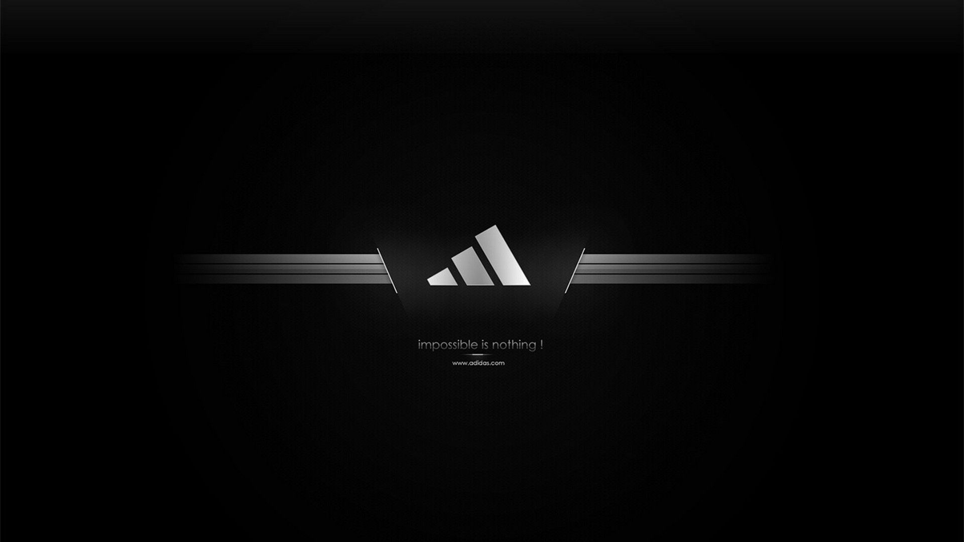 Logo Adidas nero argento, 1920x1080 1080p, PC