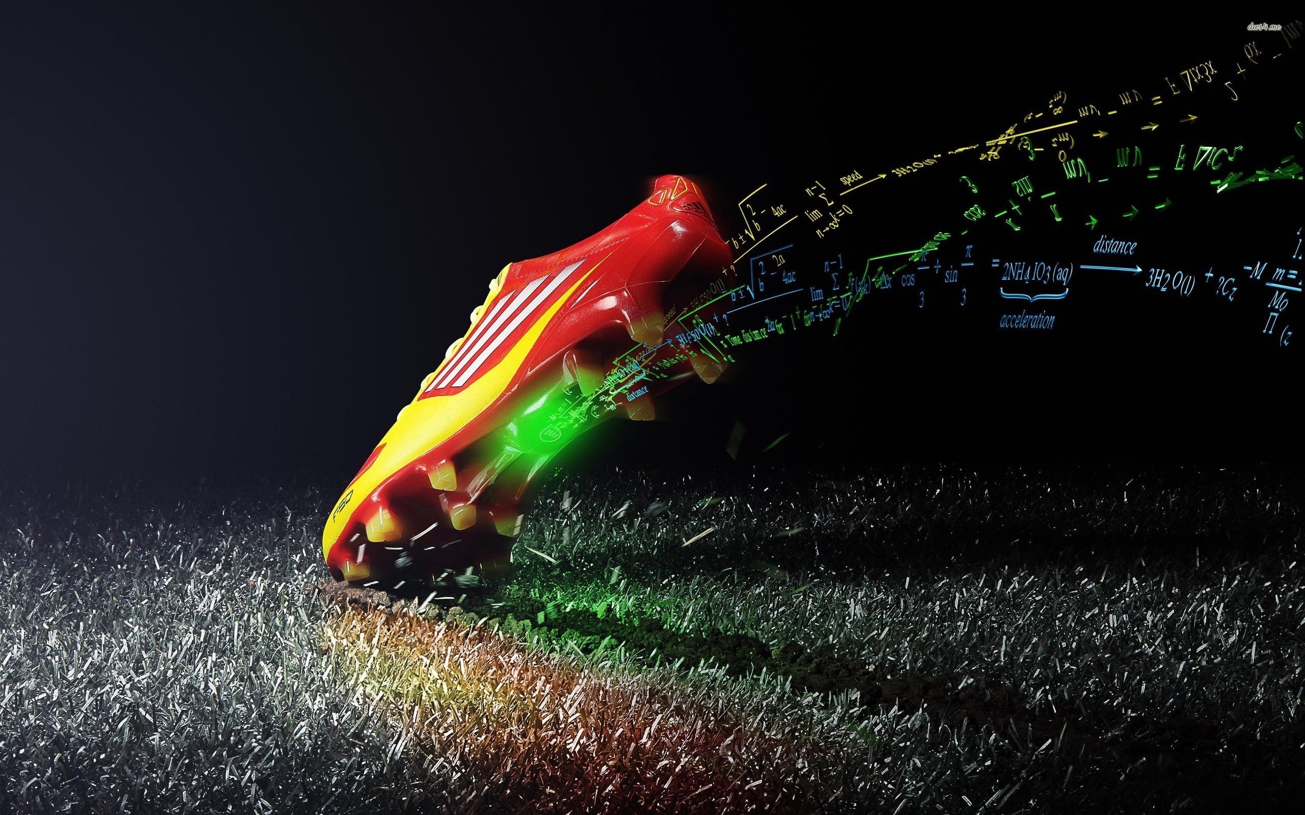 Scarpa da calcio Adidas colorata, 2560x1600 2K, Desktop