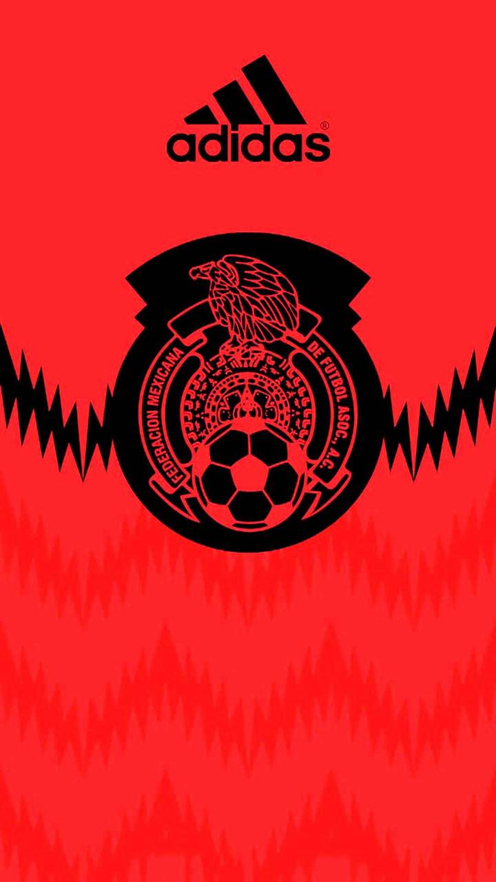Logo Adidas Messico calcio, nazionale calcio, 720x1280 Verticale, Telefono