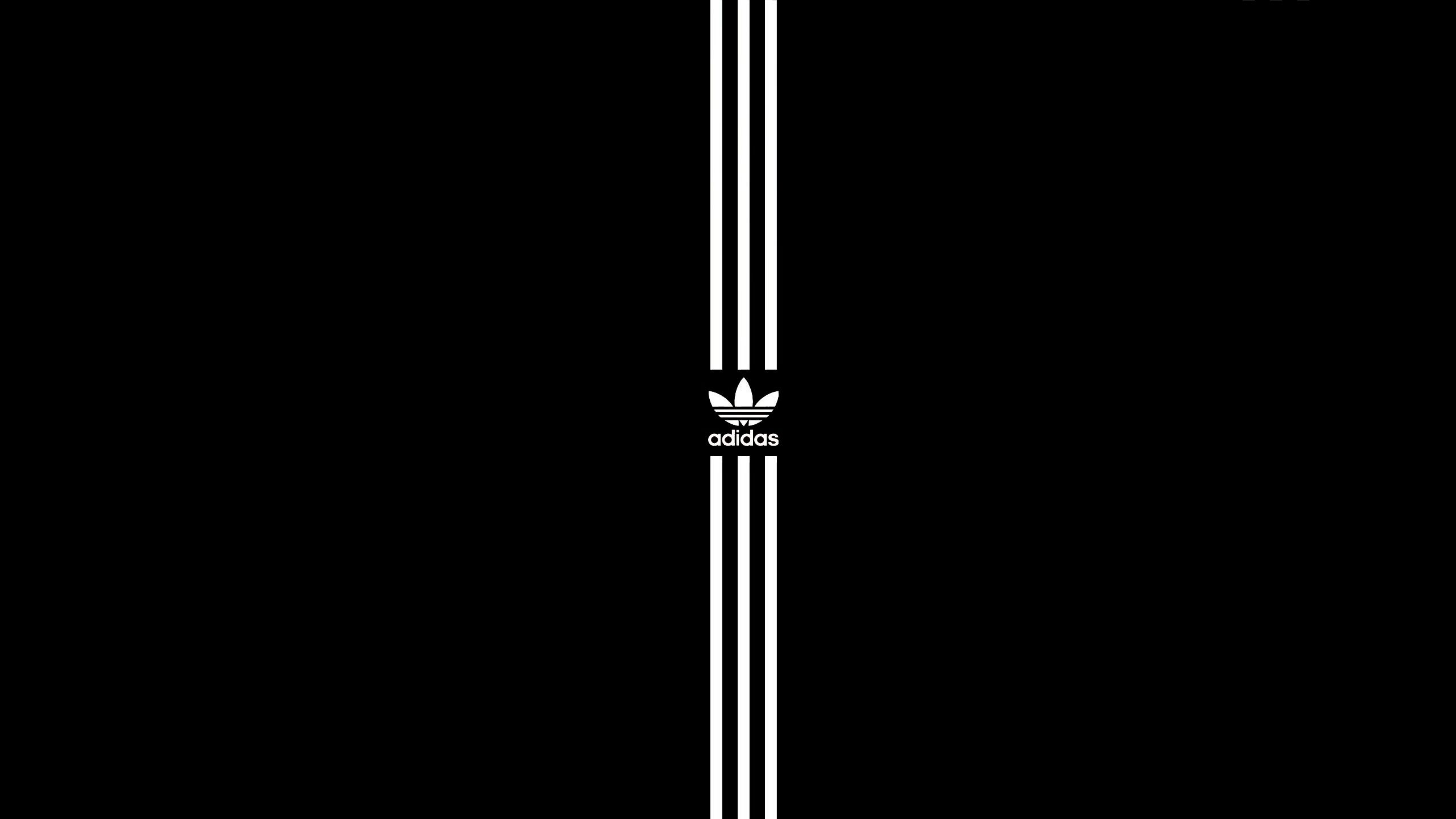 Logo Adidas strisce bianche nere, 1600x1200 HD, Acer Nitro