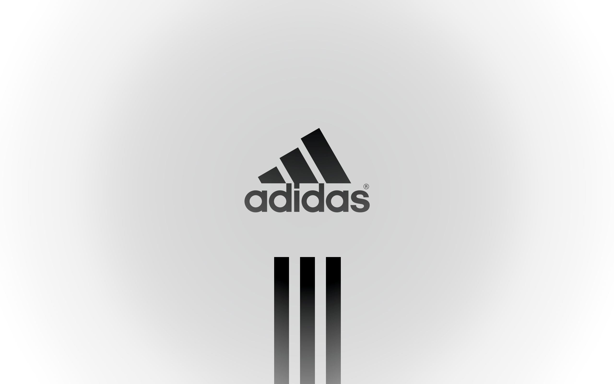 Logo Adidas su sfondo blu, 2560x1600 2K, Acer Nitro
