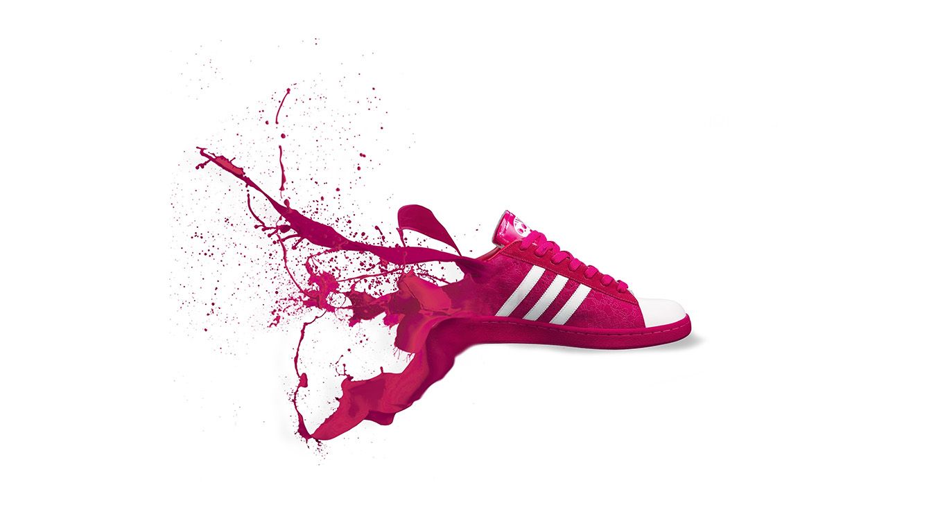 Scarpa Adidas rosa splash, 1366x768 HD, Lenovo Legion