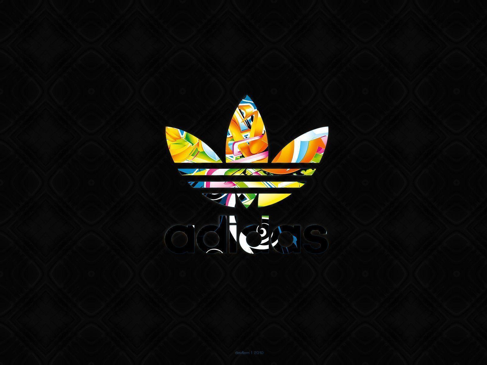 Logo Adidas Originals colorato, tre strisce, 1600x1200 900p, Laptop