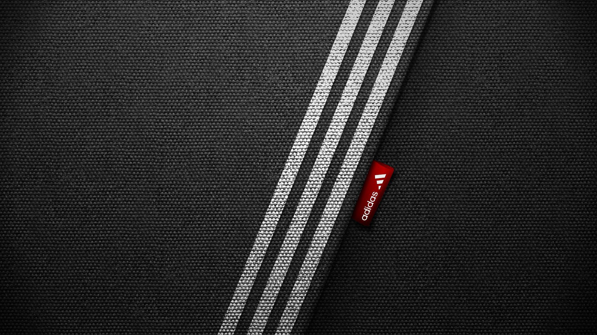 Strisce Adidas tessuto nero, 1920x1080 1080p, Desktop
