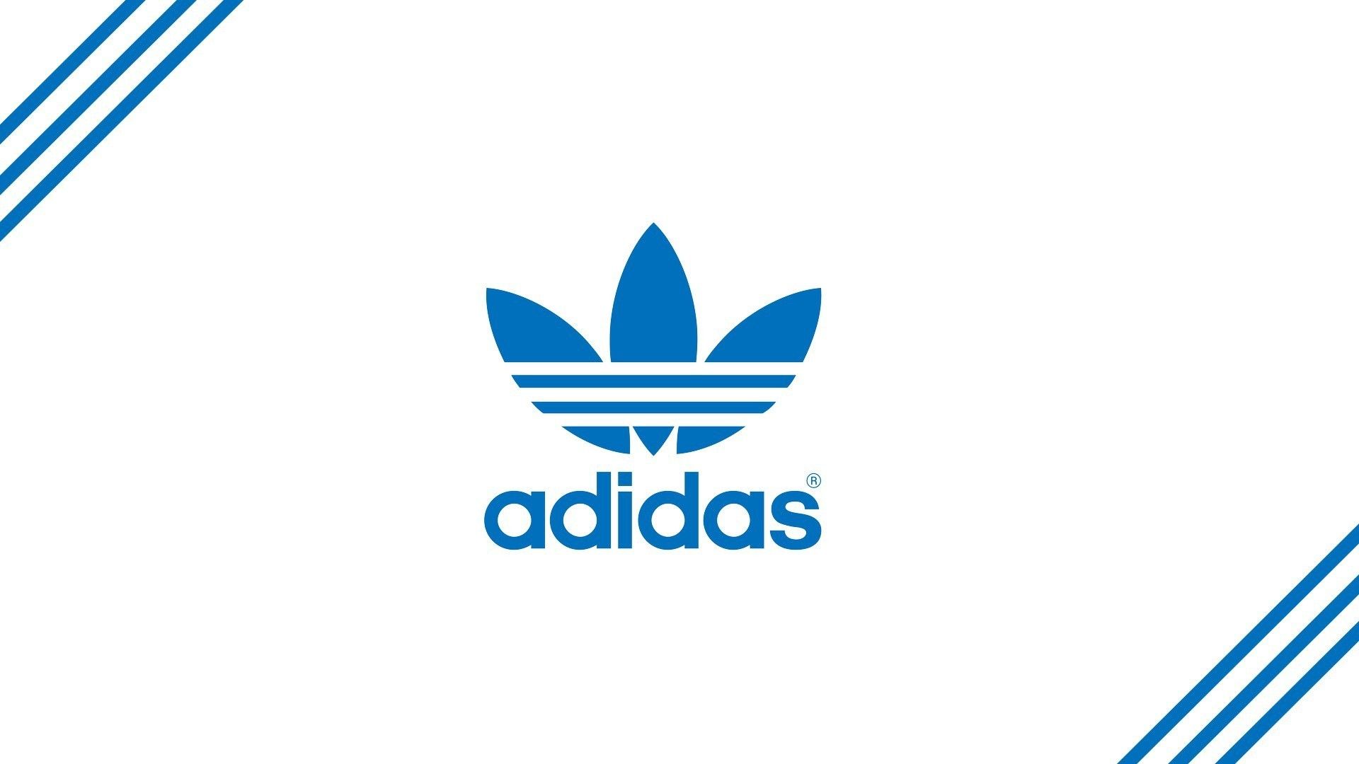 Logo Adidas rosa pastello, 1920x1080 1080p, Desktop