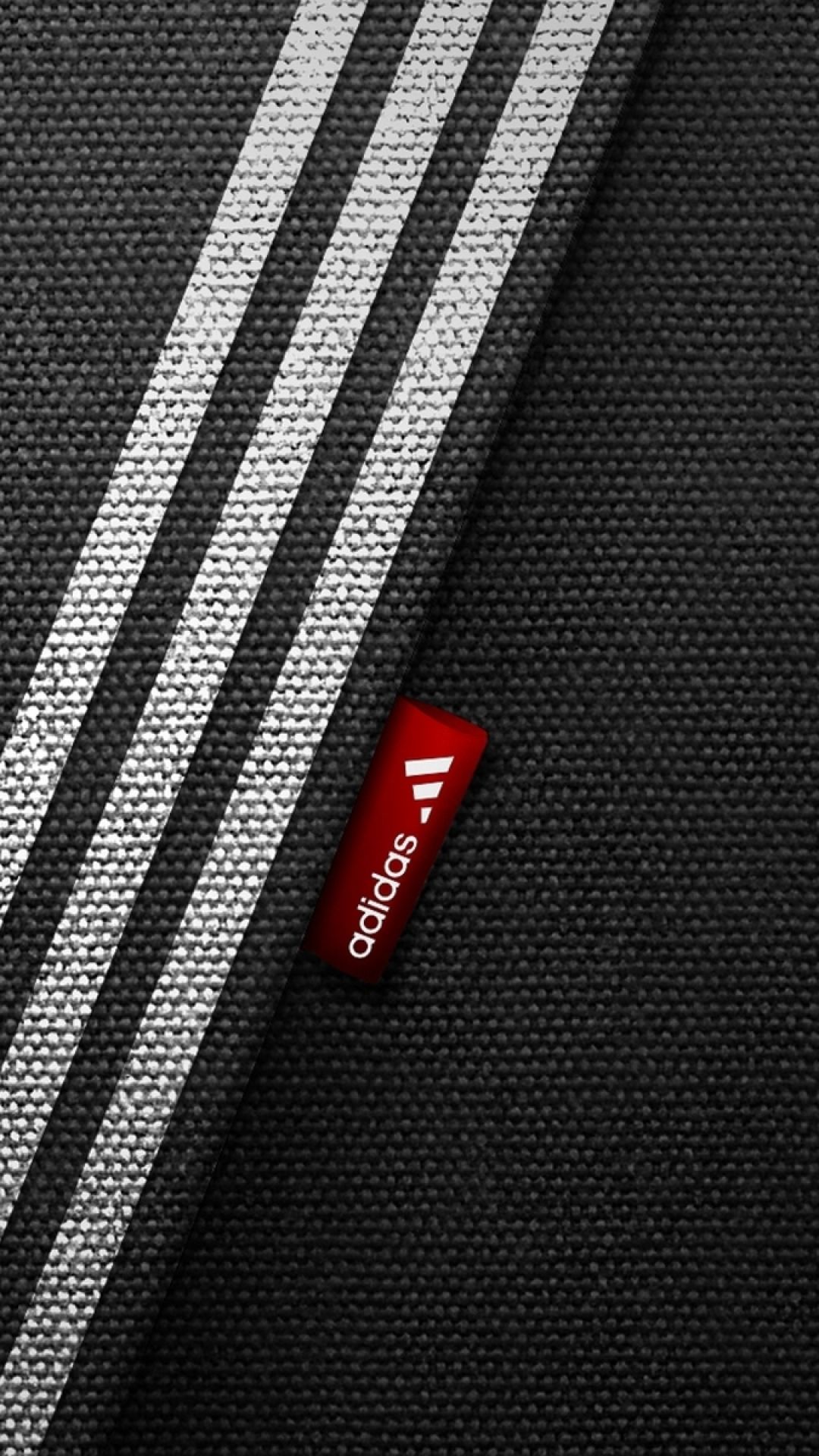 Logo Adidas strisce nere, 1080x1920 Verticale, Mobile
