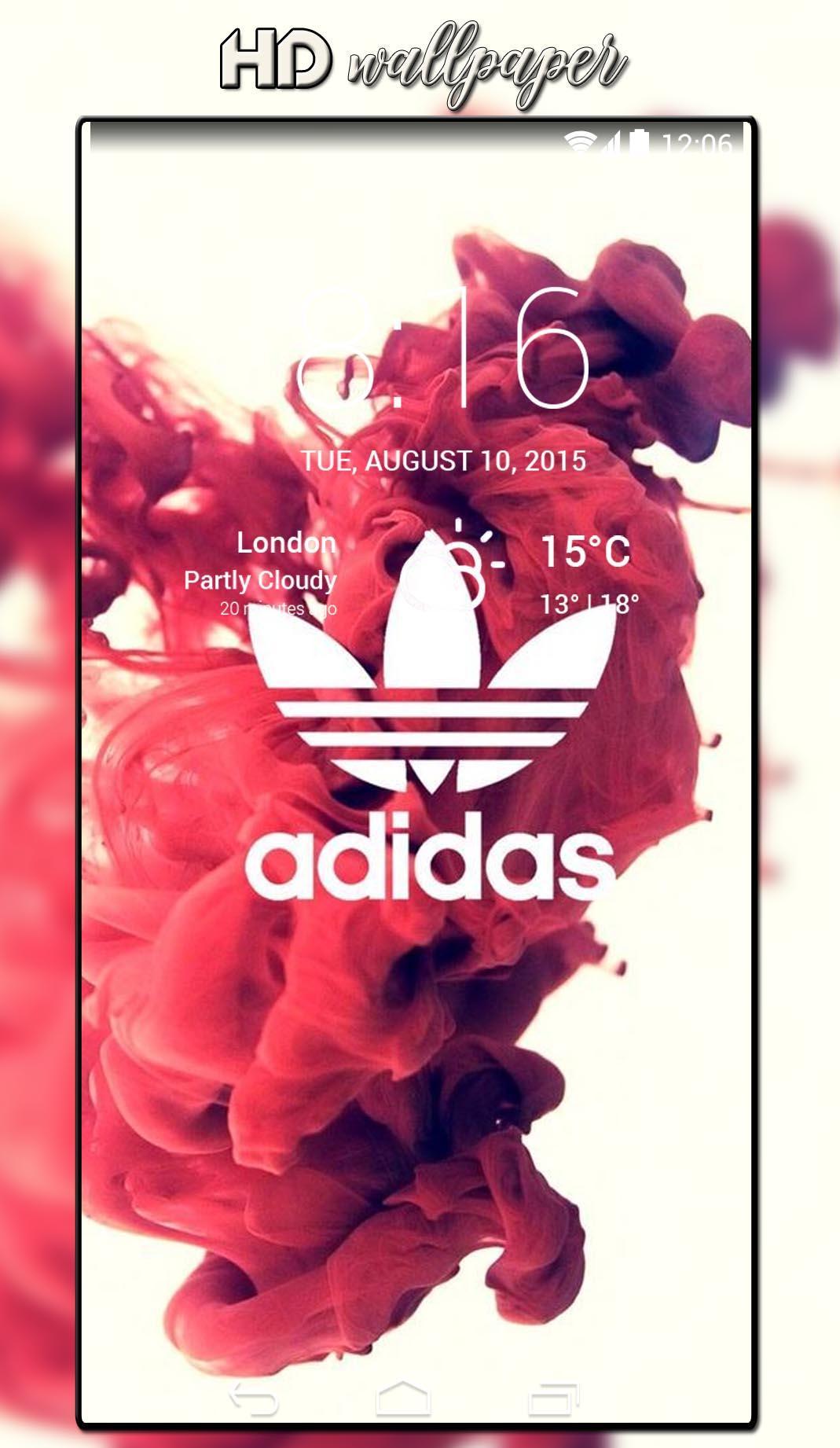 Logo Adidas Keep Calm nero, 1080x1920 Verticale, Mobile