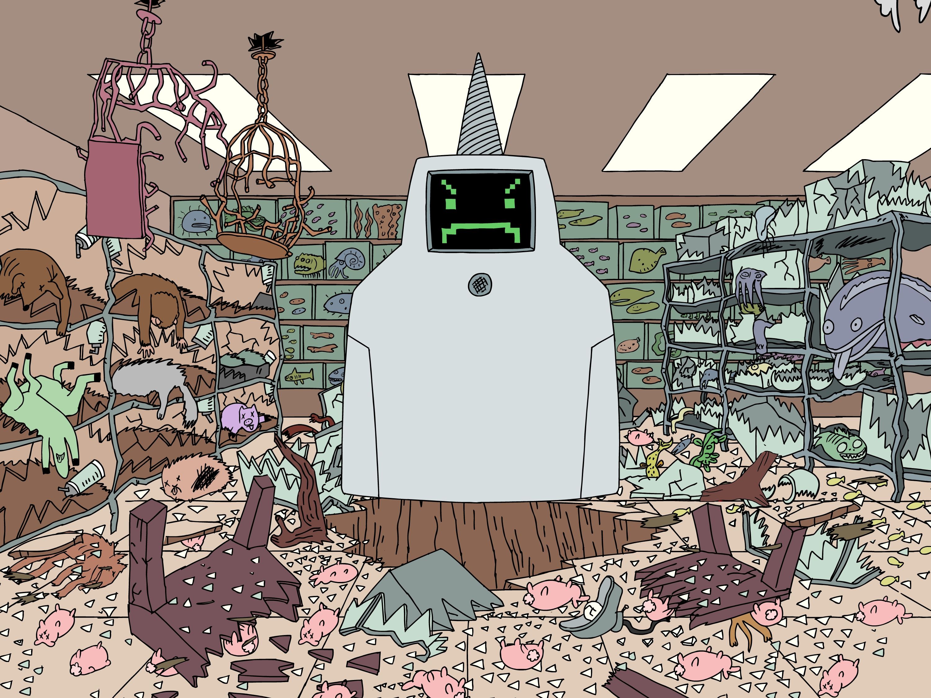 Metro New York, cartello Adult Swim, 1600x1200 900p, PC