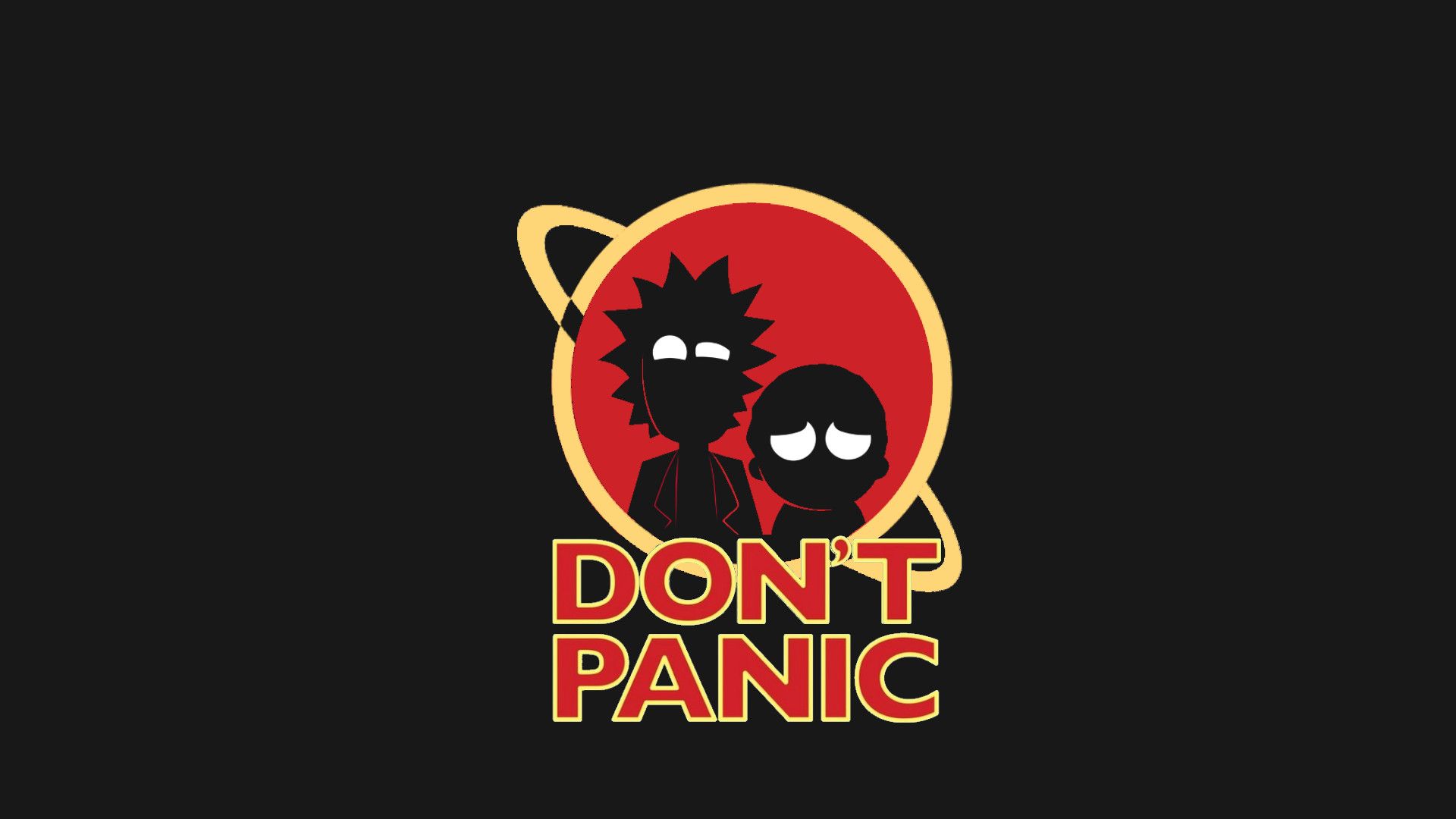 Rick and Morty spazio neon, 675x1200 Verticale, POCO