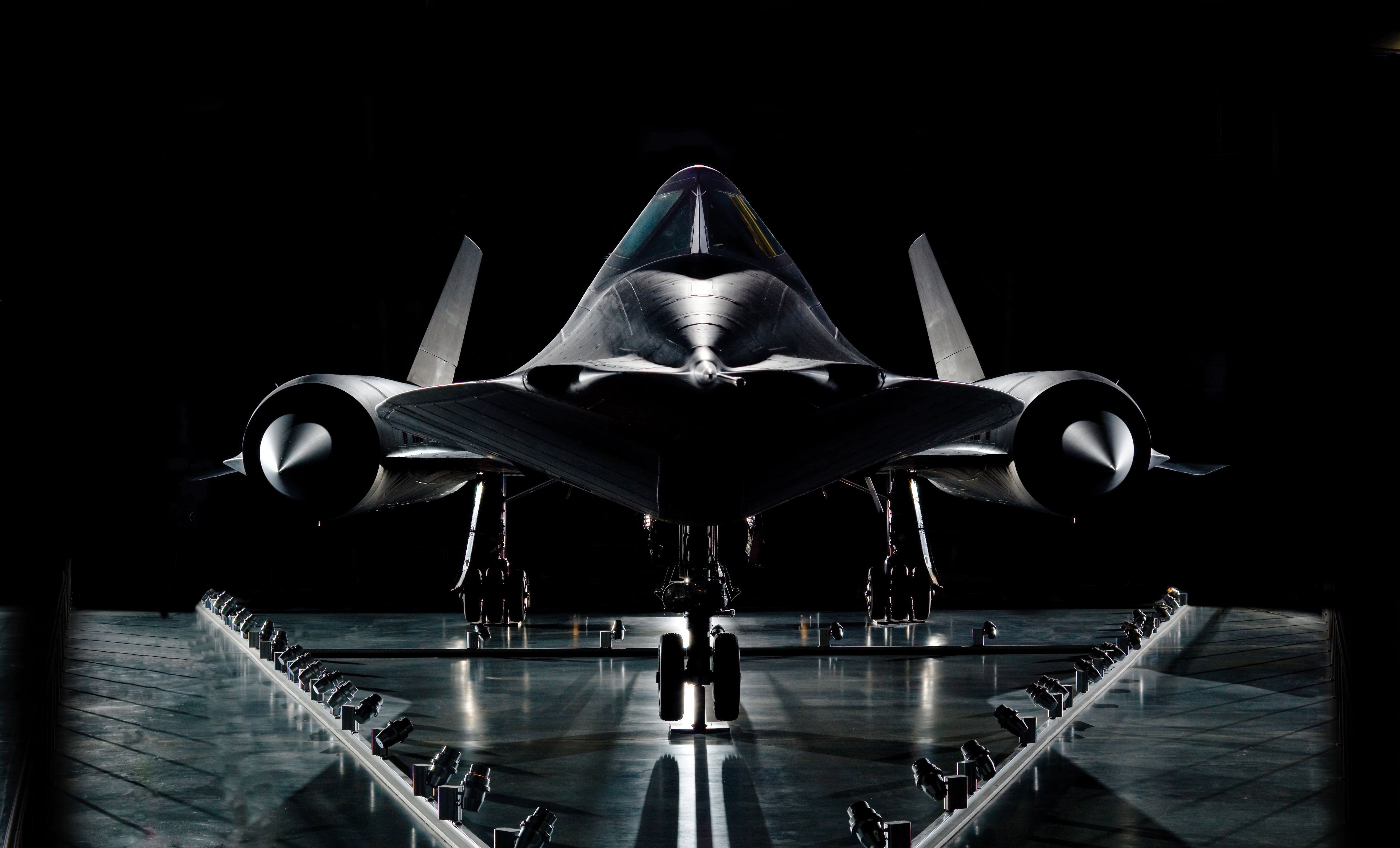 Aereo caccia nero SR-71, 5058x3066 Ultra HD, 4K TV