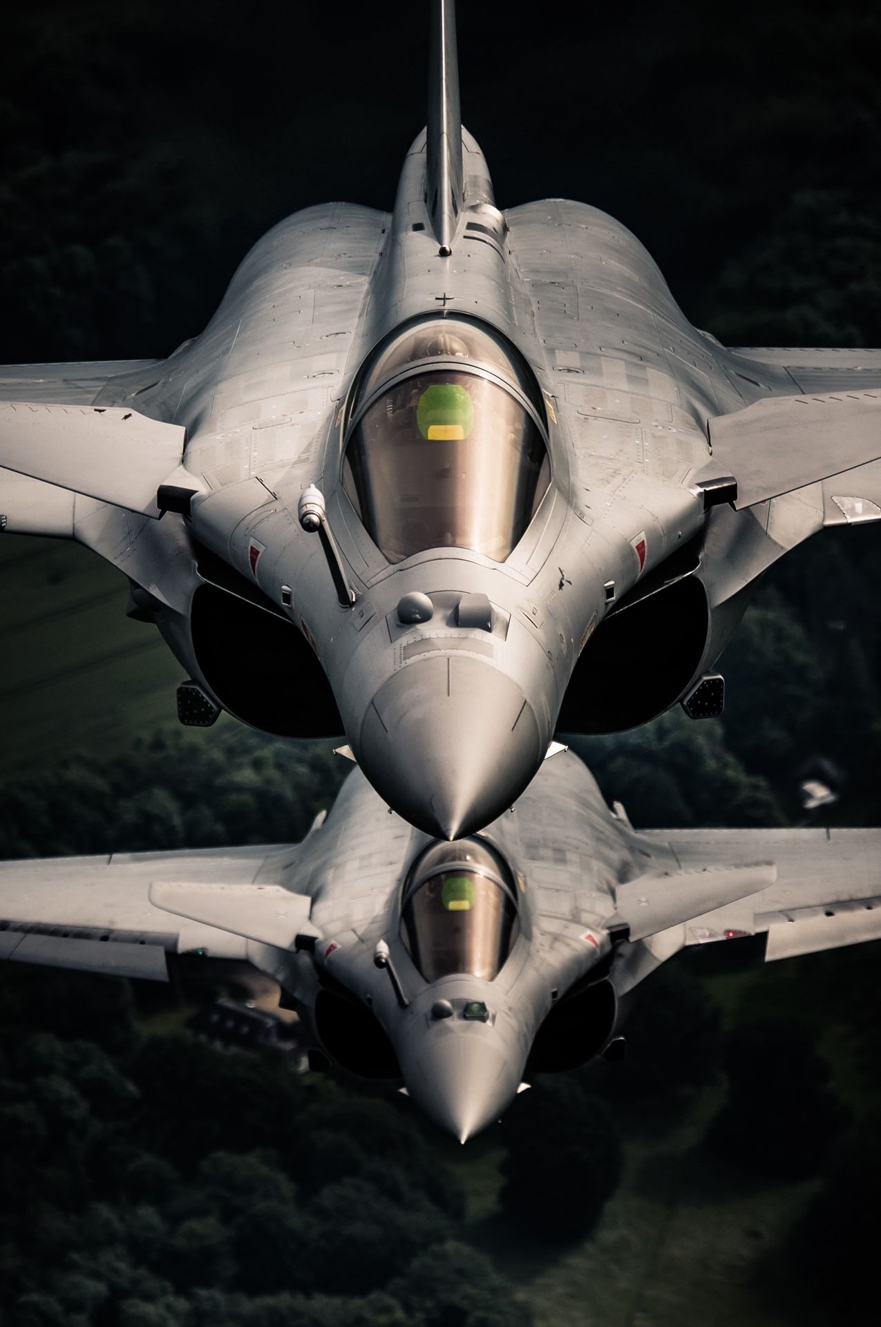 Due jet Rafale in volo, 1275x1920 Full HD Verticale, Realme